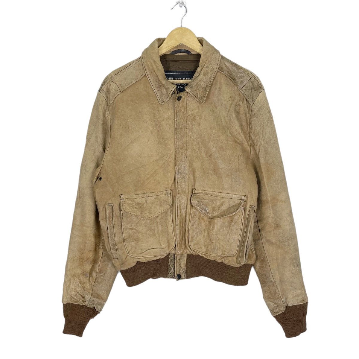 Schott × Vintage ☀️90s SCHOTT BROS LEATHER JACKET Size US M / EU 48-50 / 2 - 3 Thumbnail