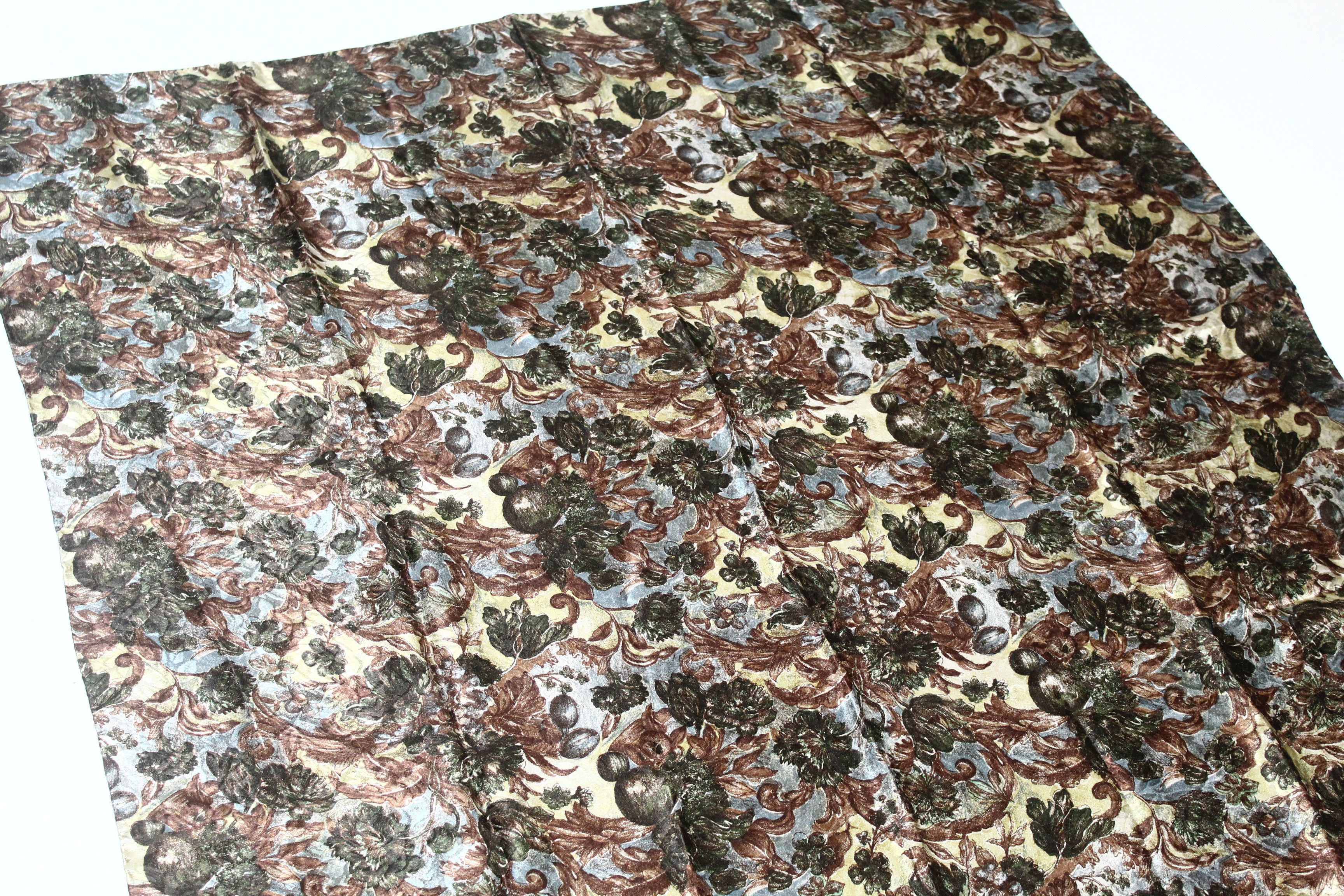 Other RARE VTG💥 Umberto Ginocchietti Baroque Artwork Silk Scarf Size ONE SIZE - 4 Thumbnail