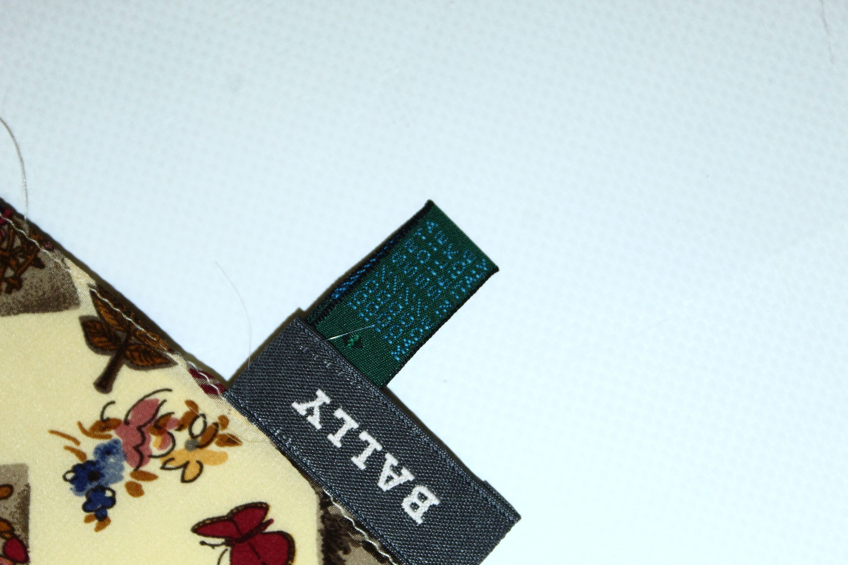 Bally Vintage BALLY all over printed silk scarf Size ONE SIZE - 8 Thumbnail