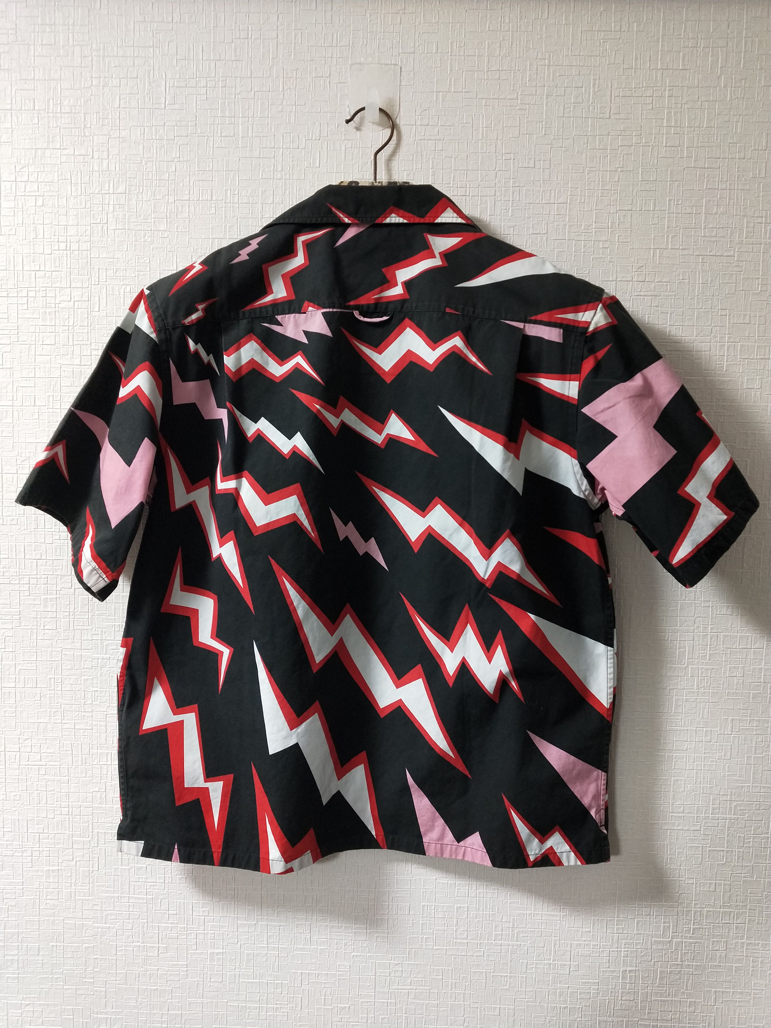 Prada Thunder Print Bowling Shirt Size US M / EU 48-50 / 2 - 2 Thumbnail