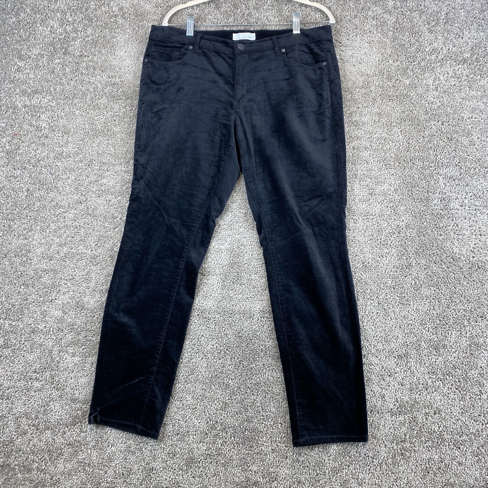 Loft Made And Love LOFT Skinny Jeans Women's Petite 31/12 Black Mid