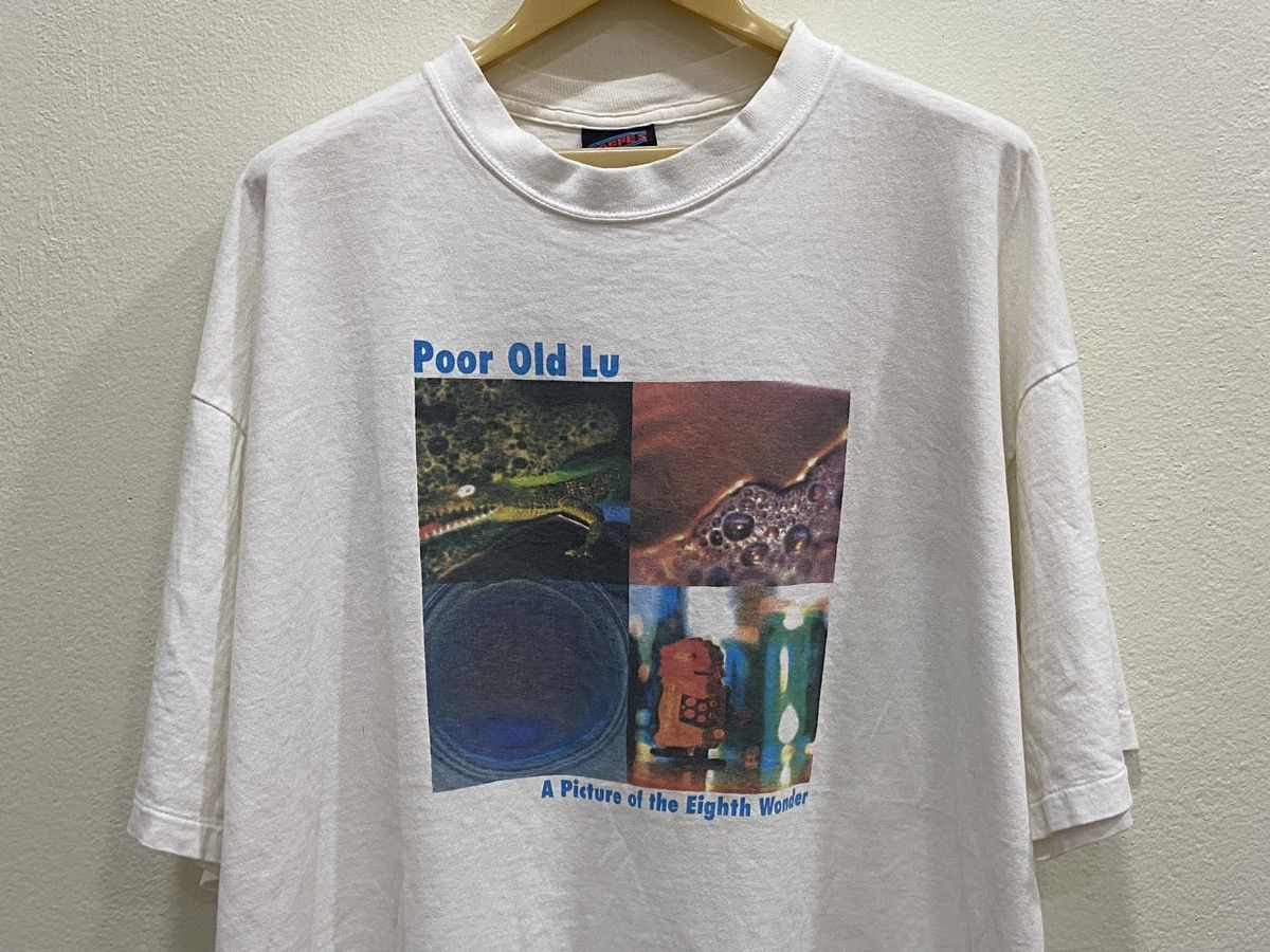 🔥🌎Free Shipping🌍🔥 Vintage 90s POOR OLD LU Alternative TShirt