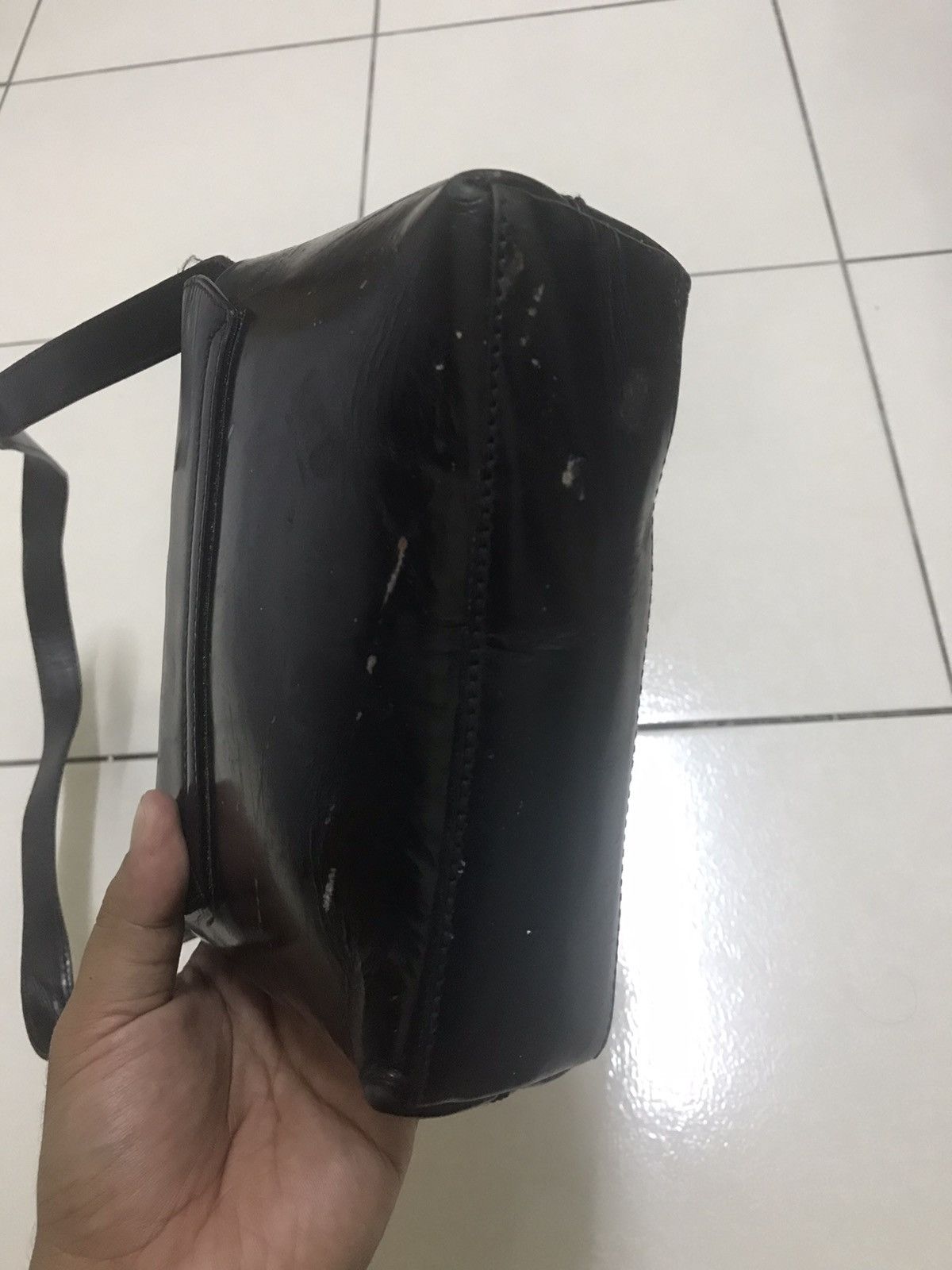 Gucci AUTHENTIC GUCCI SHOULDER BAG BLACK LEATHER Size ONE SIZE - 9 Thumbnail