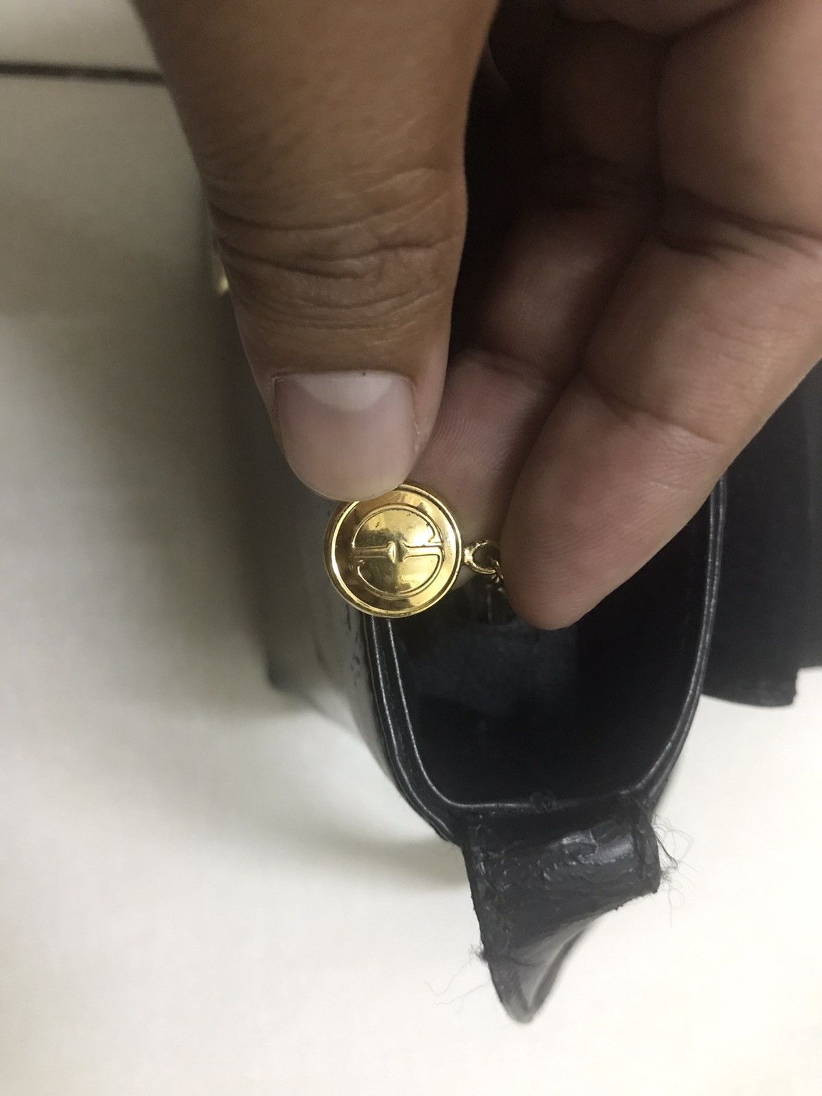 Gucci AUTHENTIC GUCCI SHOULDER BAG BLACK LEATHER Size ONE SIZE - 24 Thumbnail
