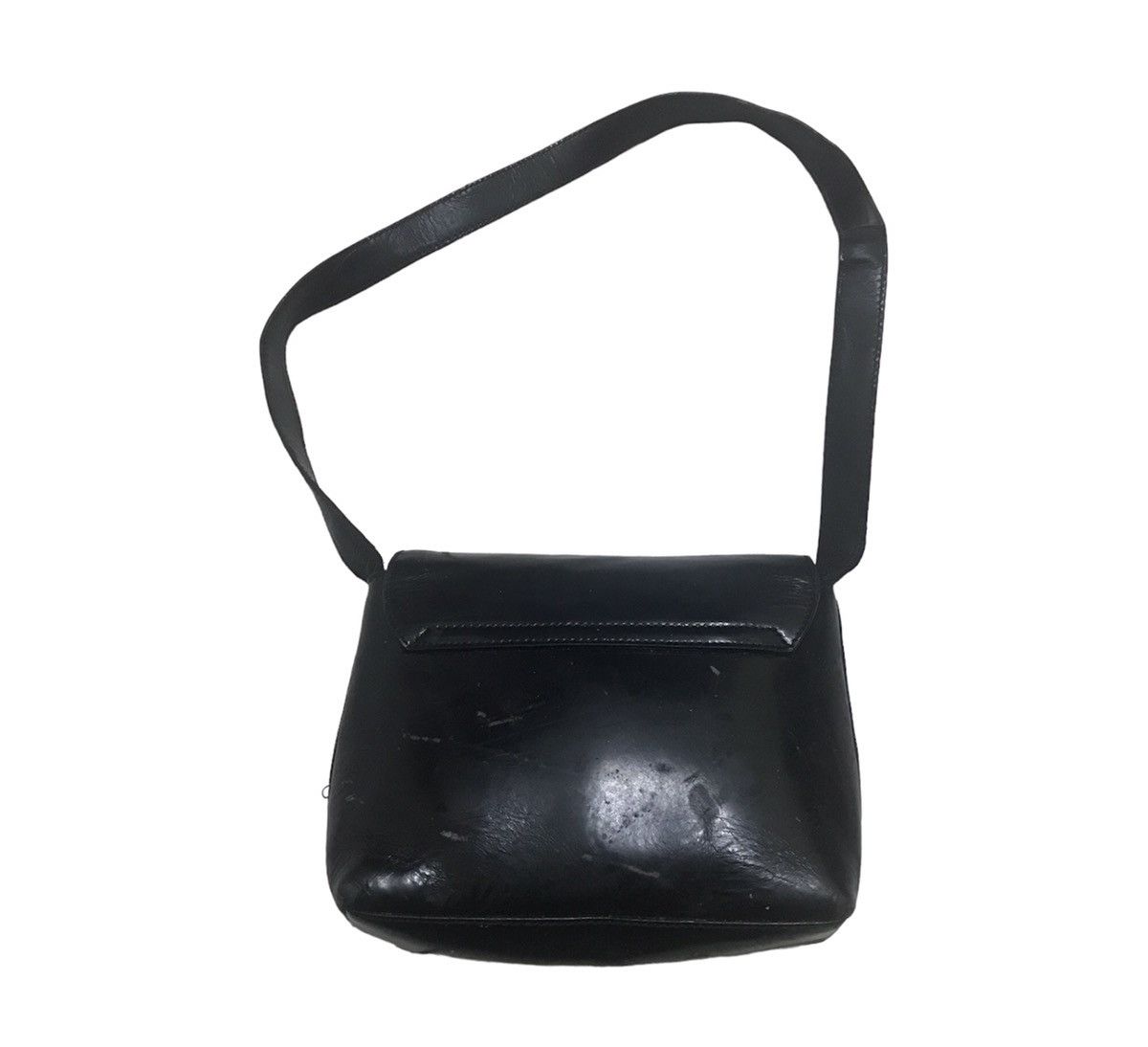 Gucci AUTHENTIC GUCCI SHOULDER BAG BLACK LEATHER Size ONE SIZE - 6 Thumbnail