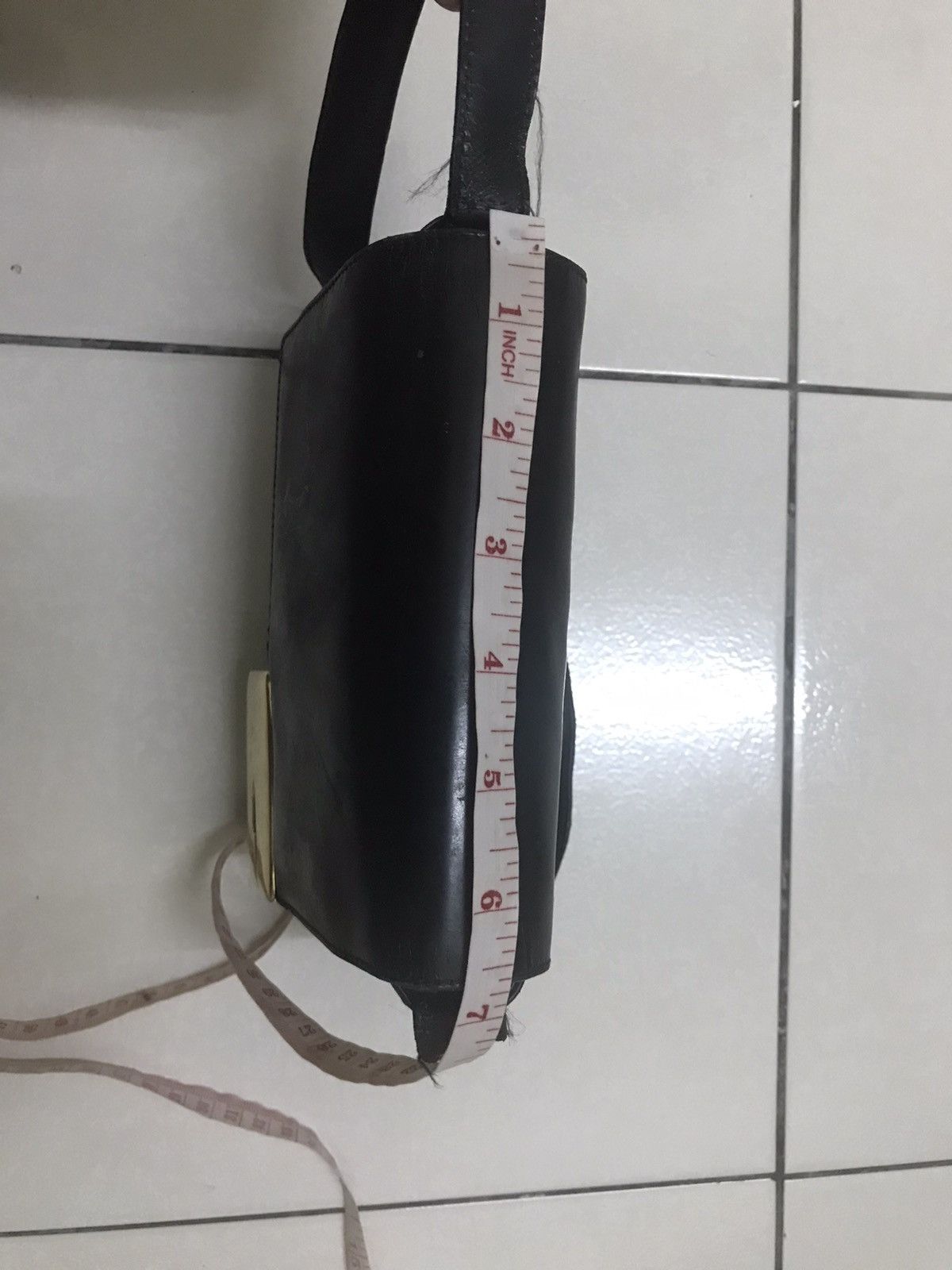 Gucci AUTHENTIC GUCCI SHOULDER BAG BLACK LEATHER Size ONE SIZE - 20 Thumbnail