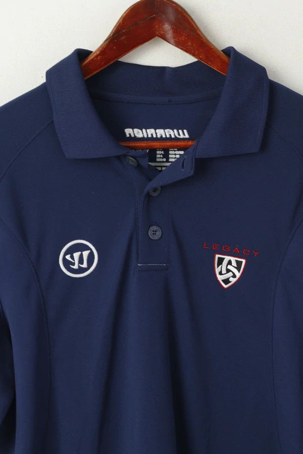 Warrior Warrior Men L Polo Shirt Navy Legacy Jersey Top 1324 Size US L / EU 52-54 / 3 - 2 Thumbnail