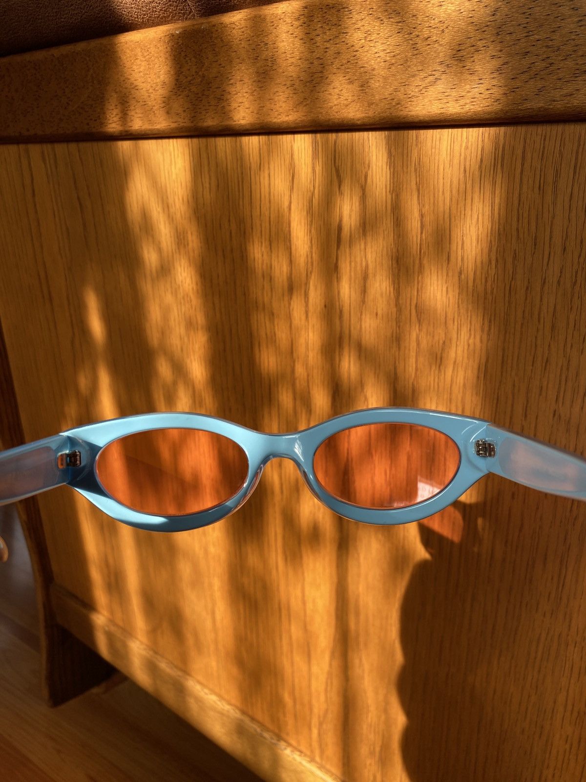Le Specs Carmito Sunglasses Le Specs Blue / Orange Size ONE SIZE - 2 Thumbnail