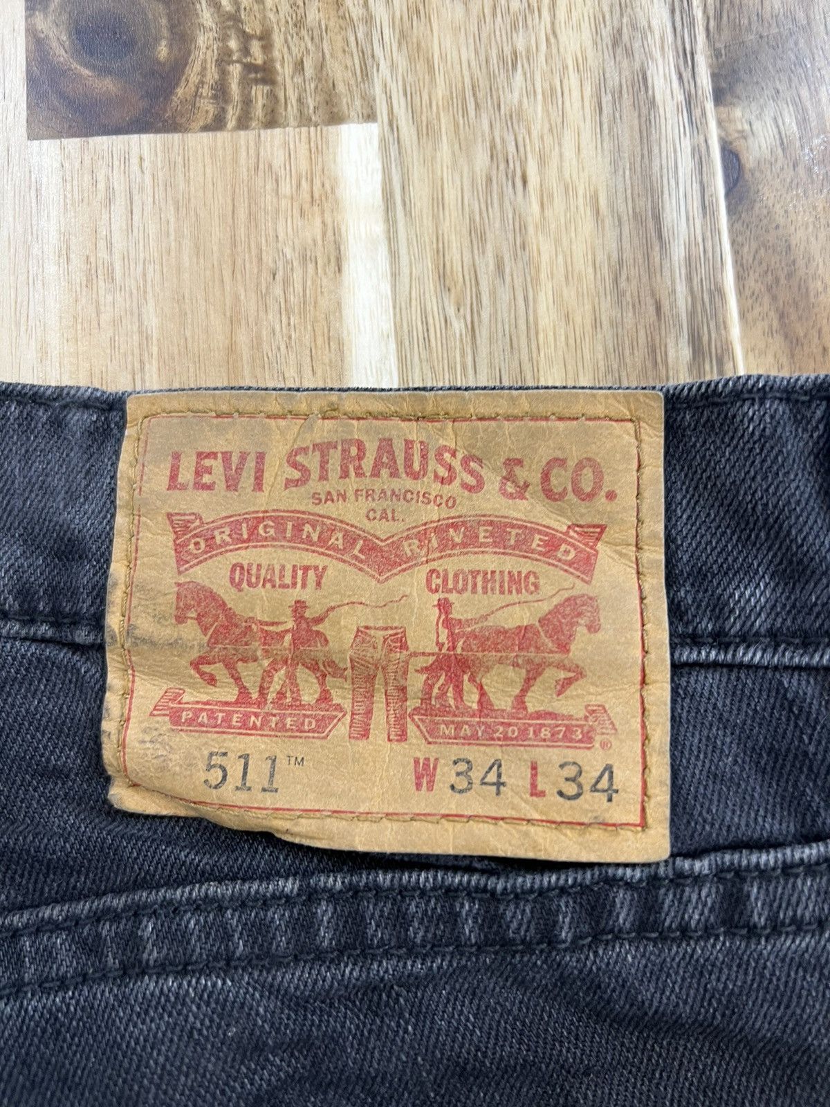 Levi's Vintage Levis Lot 511 Super Black Jeans Denim Size US 34 / EU 50 - 12 Thumbnail