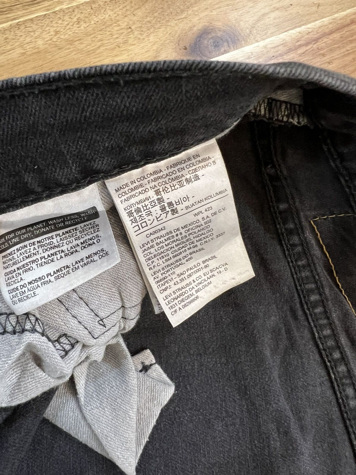 Levi's Vintage Levis Lot 511 Super Black Jeans Denim Size US 34 / EU 50 - 9 Thumbnail