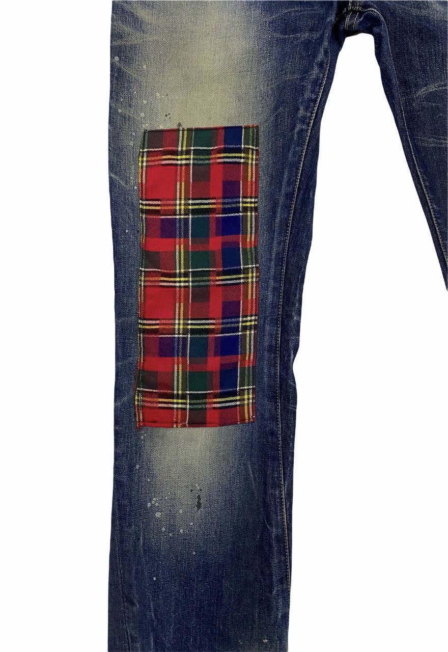 Tornado Mart Tornado Mart Pactwork Denim Size US 30 / EU 46 - 4 Thumbnail