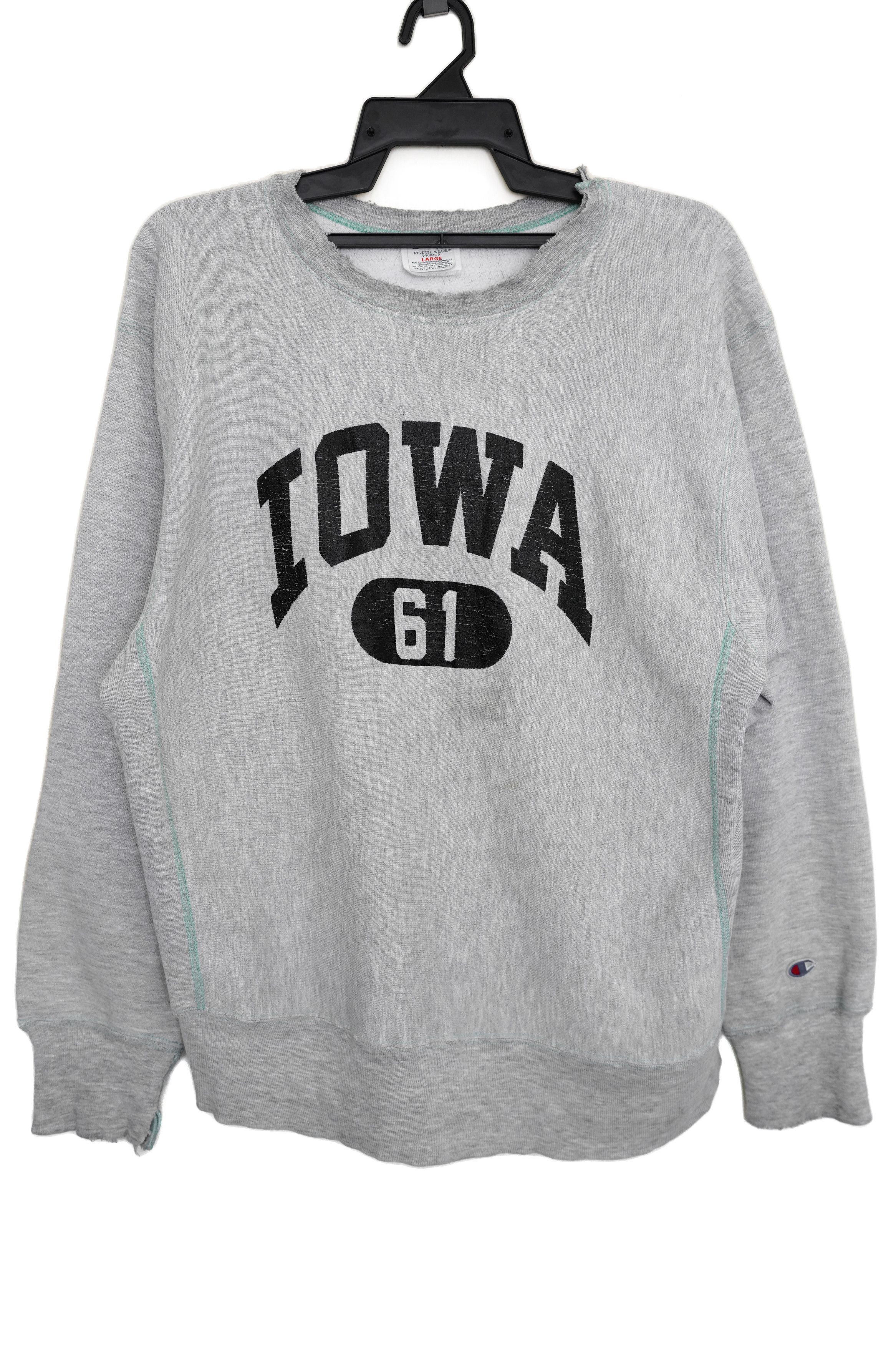Vintage 90's Iowa Champion Reverse Weave Sweatshirt