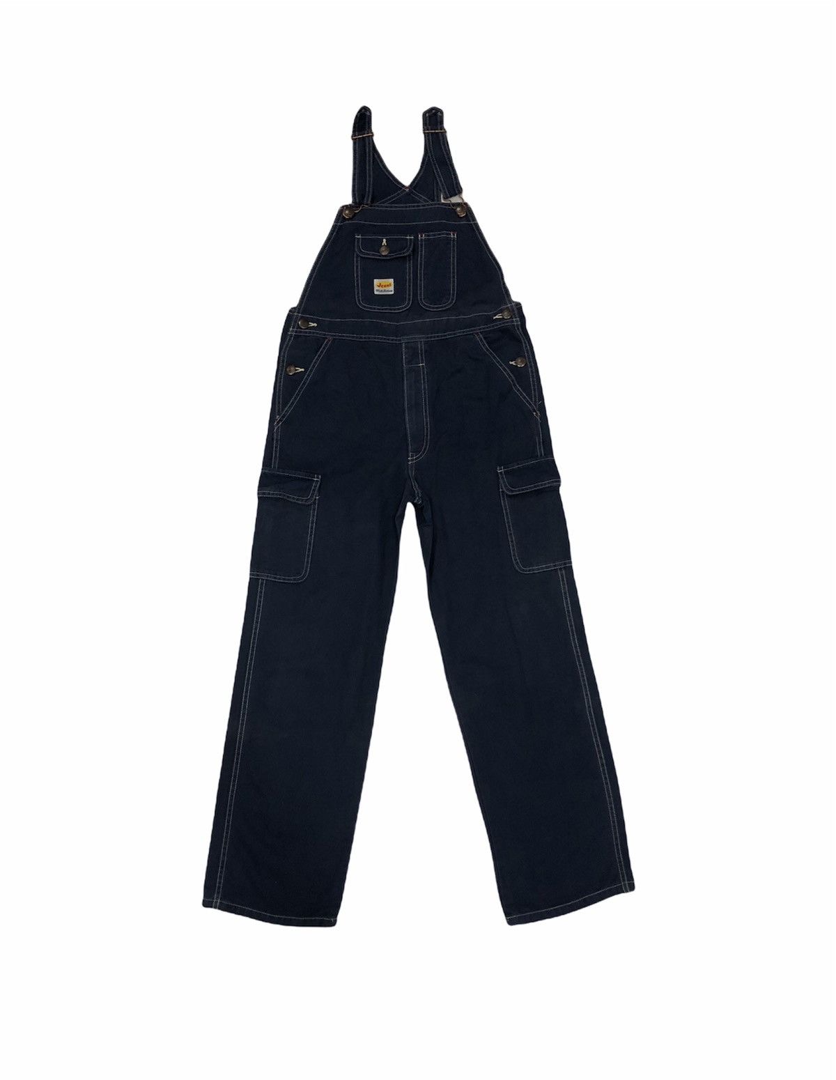 image of Mikihouse Overalls Denim Overalls Style in Navy, Men's (Size 29)