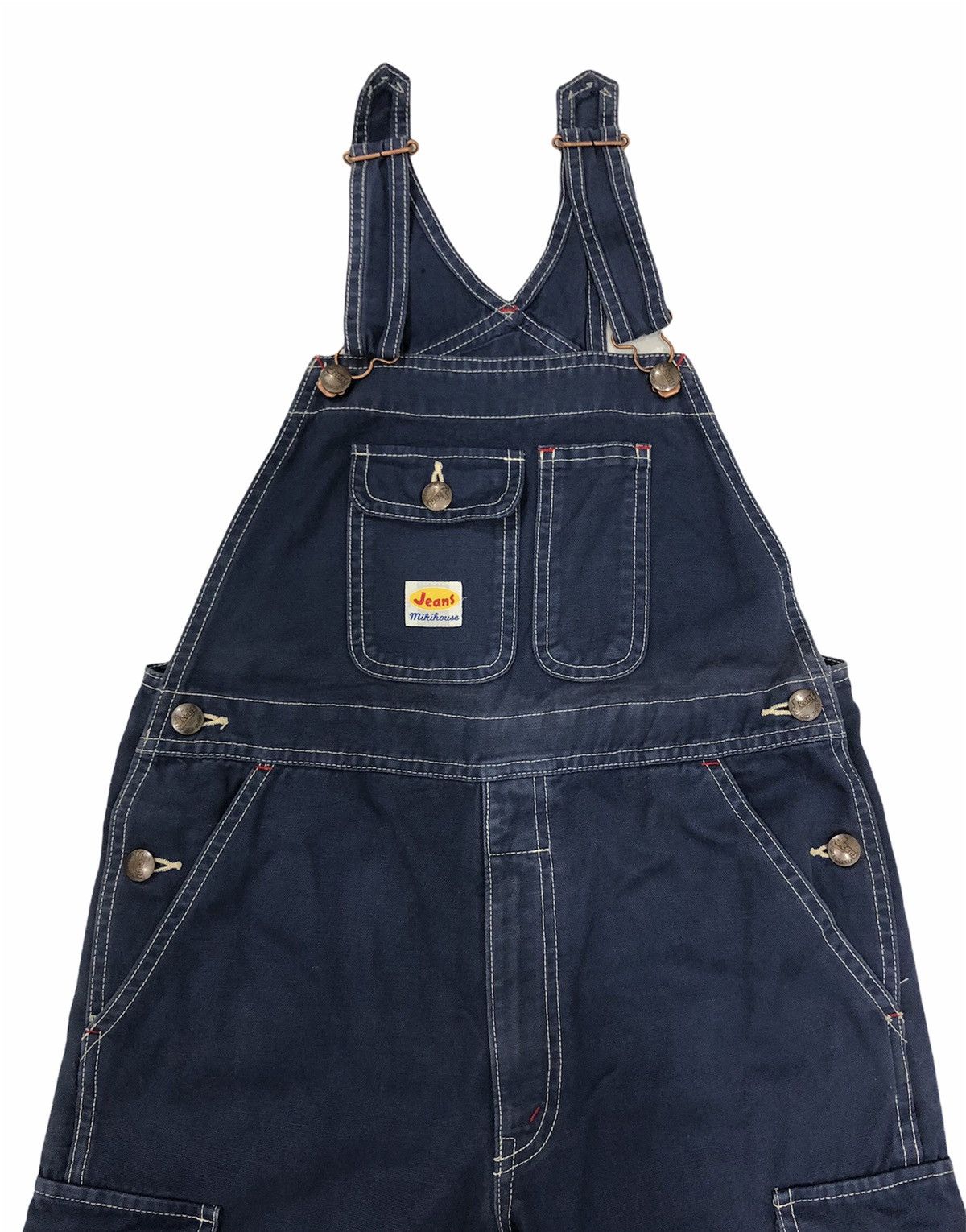 Japanese Brand × Vintage Vintage Miki House Jeans Overalls – Made in Japan Size US 29 - 3 Thumbnail