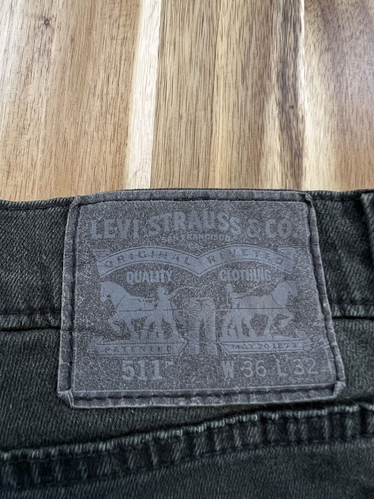 Levi's Vintage Levis Lot 511 Super Black Jeans Denim Size US 36 / EU 52 - 11 Thumbnail