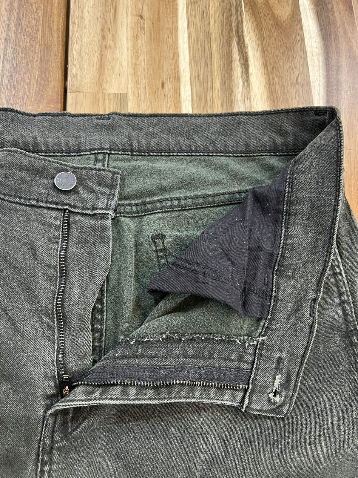 Levi's Vintage Levis Lot 511 Super Black Jeans Denim Size US 36 / EU 52 - 6 Thumbnail
