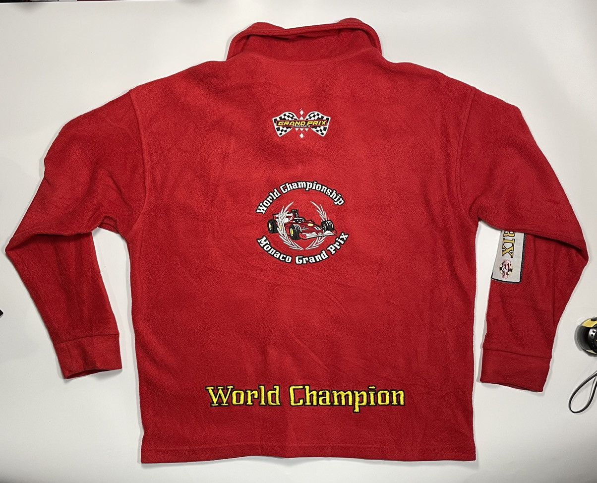Vintage Vintage 90s Monaco Grand Prix Formula 1 World Champio fleece Size US L / EU 52-54 / 3 - 11 Thumbnail