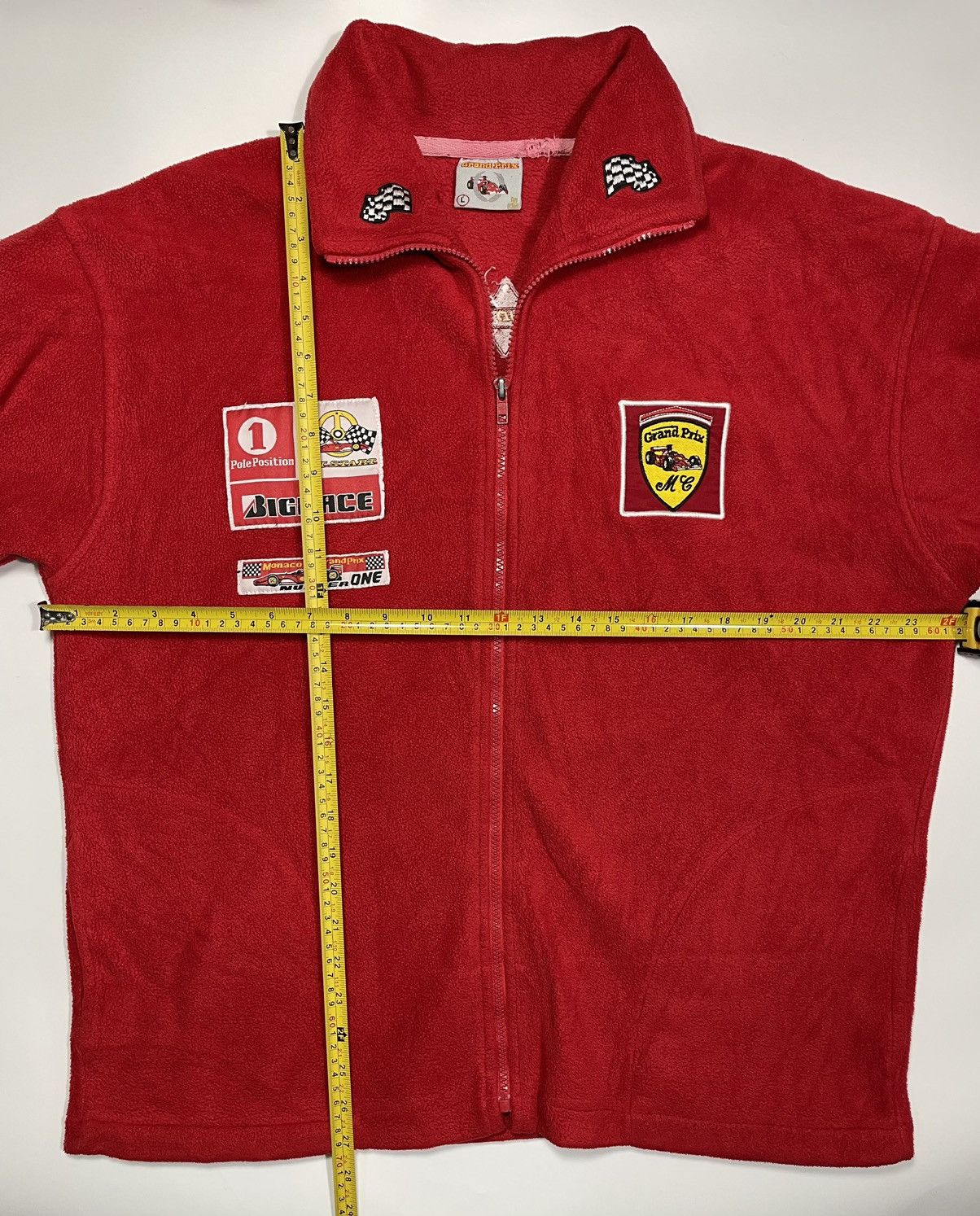 Vintage Vintage 90s Monaco Grand Prix Formula 1 World Champio fleece Size US L / EU 52-54 / 3 - 10 Thumbnail