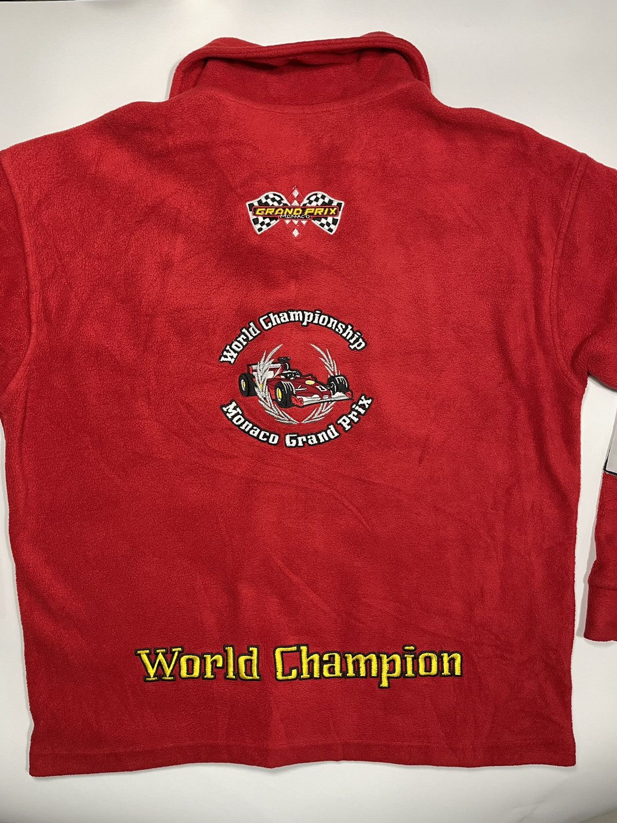 Vintage Vintage 90s Monaco Grand Prix Formula 1 World Champio fleece Size US L / EU 52-54 / 3 - 12 Thumbnail