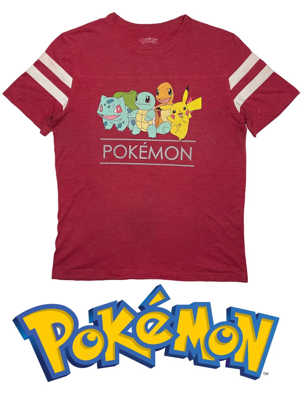 Japanese Brand × Pokemon × Vintage Vintage pokemon pikachu squirtle bulbasaur charmander ragla Size US L / EU 52-54 / 3 - 1 Thumbnail