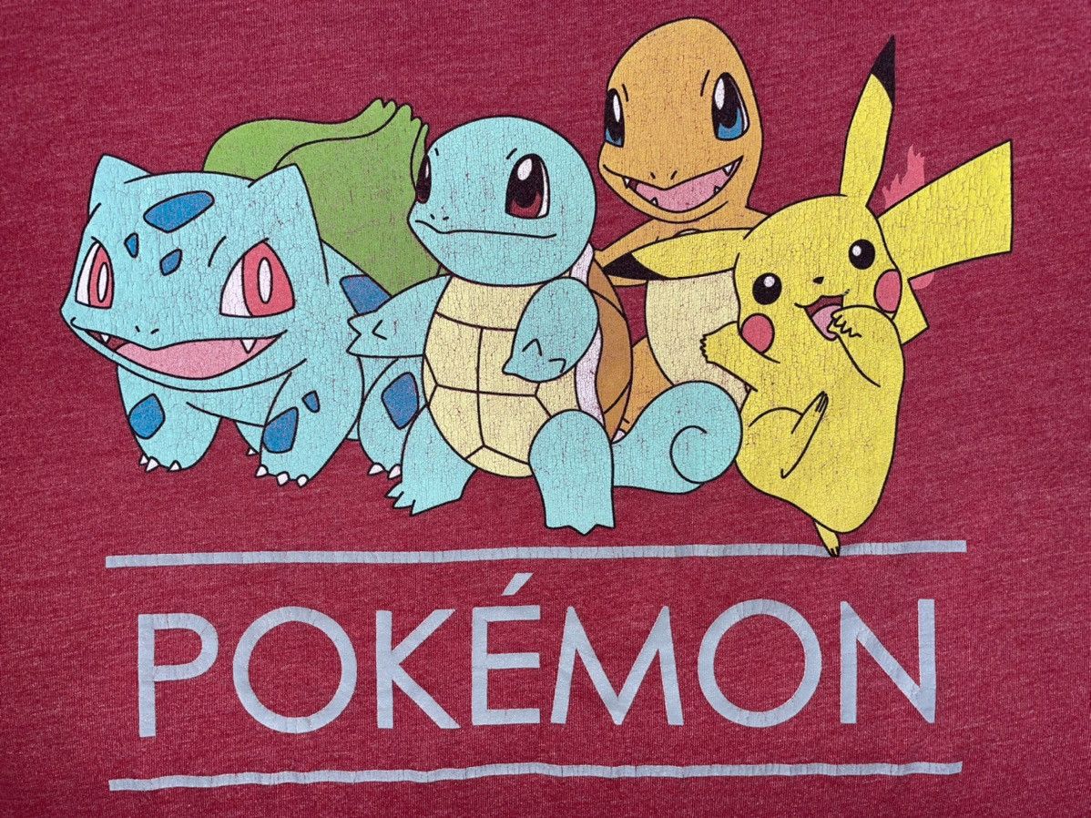 Japanese Brand × Pokemon × Vintage Vintage pokemon pikachu squirtle bulbasaur charmander ragla Size US L / EU 52-54 / 3 - 3 Thumbnail