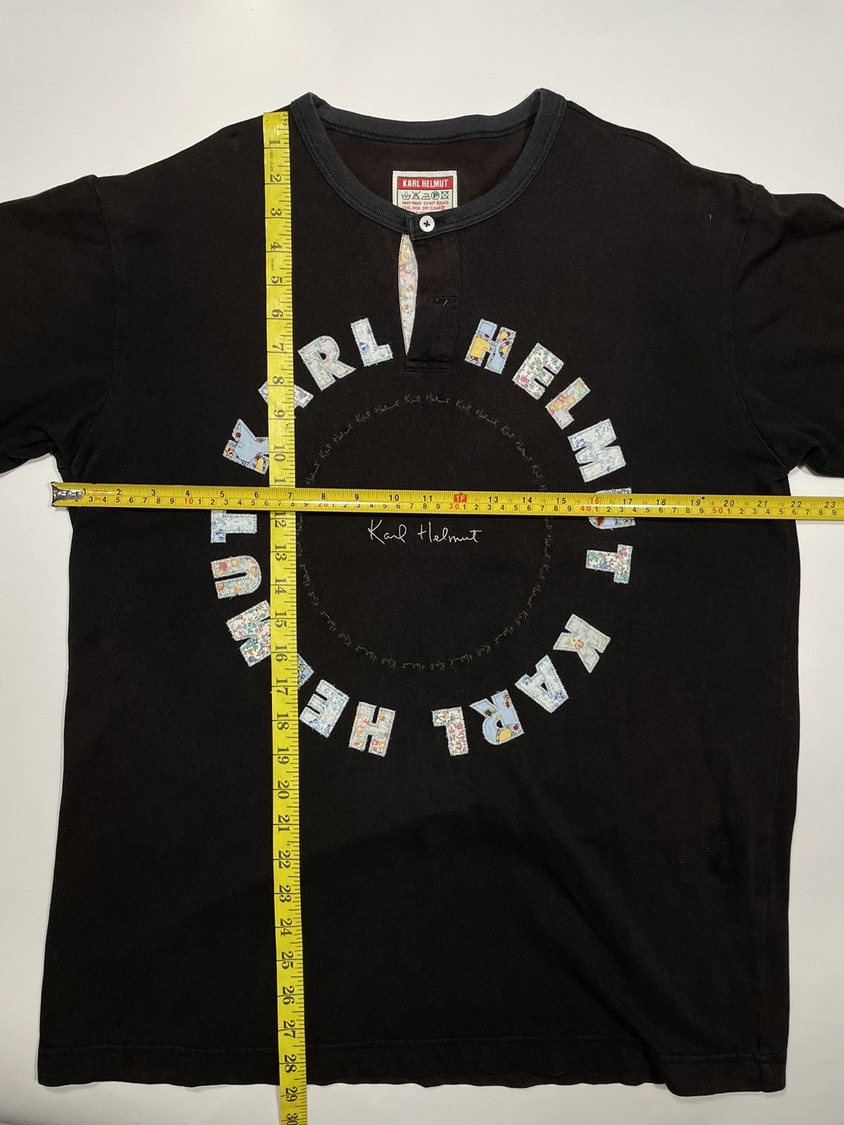 Karl Helmut × Vintage Vintage 90s Karl Helmut Embroidery Flora design big logo Size US L / EU 52-54 / 3 - 9 Thumbnail