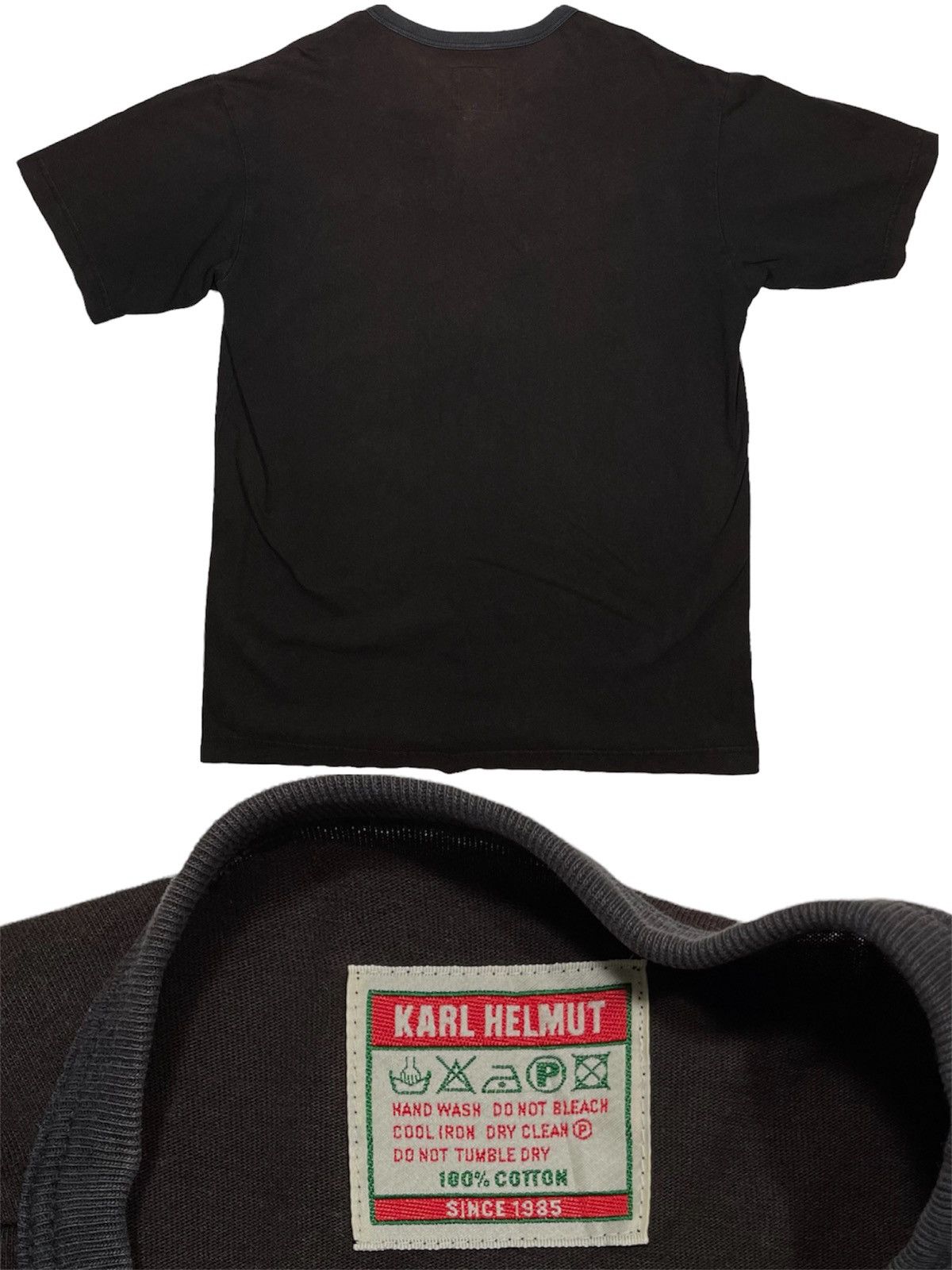 Karl Helmut × Vintage Vintage 90s Karl Helmut Embroidery Flora design big logo Size US L / EU 52-54 / 3 - 2 Thumbnail