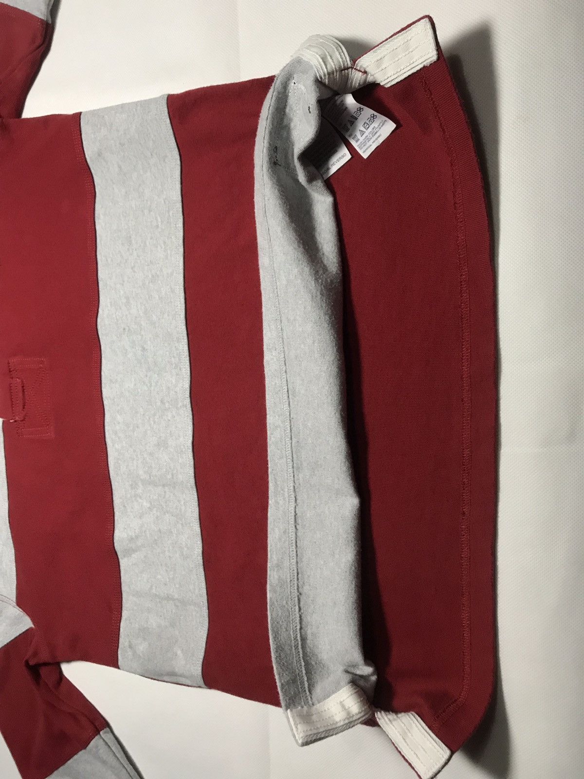Tommy Hilfiger × Tommy Jeans × Vintage Thick Tommy Hilfiger Rugby Arm Padding Polo longsleeve 85 Size US M / EU 48-50 / 2 - 12 Thumbnail