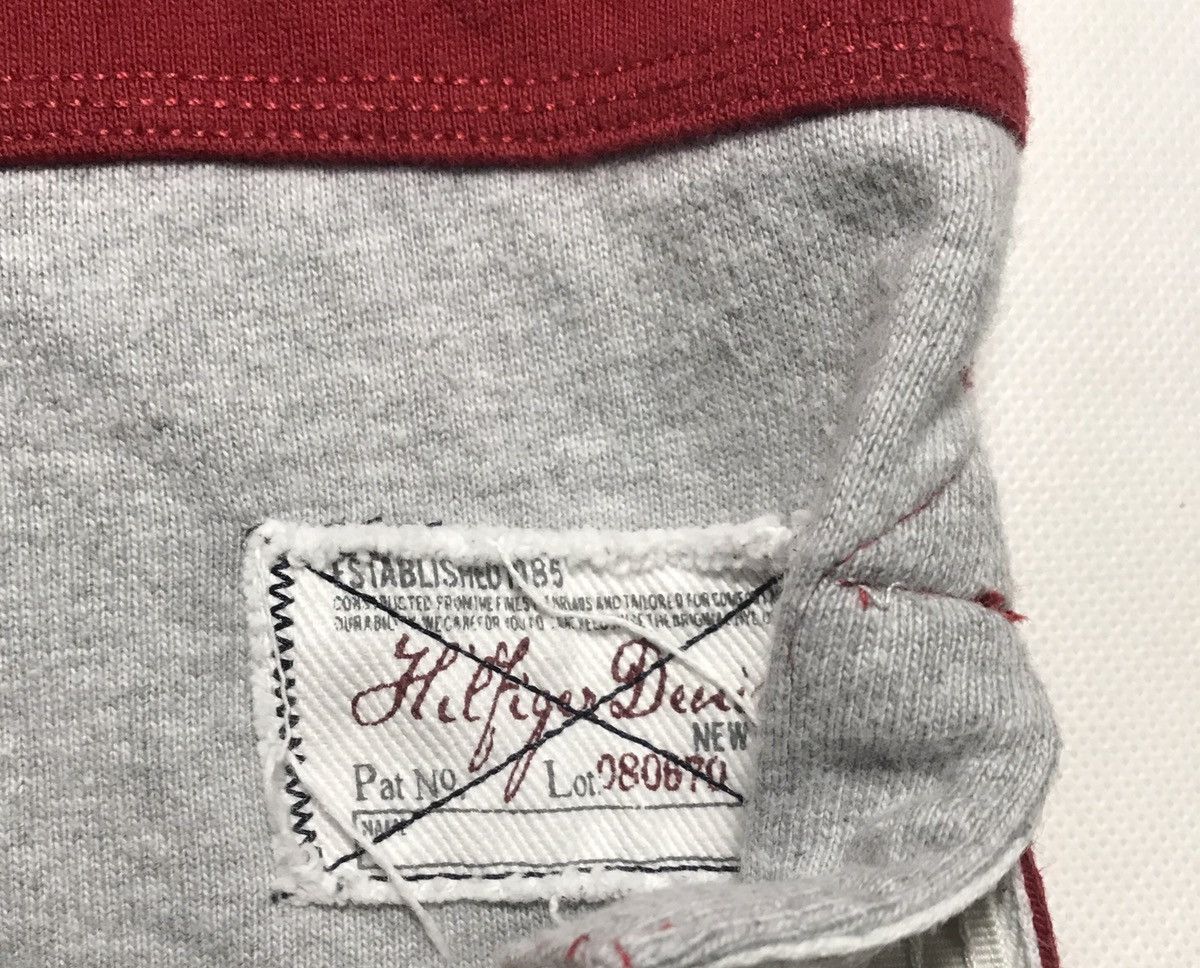 Tommy Hilfiger × Tommy Jeans × Vintage Thick Tommy Hilfiger Rugby Arm Padding Polo longsleeve 85 Size US M / EU 48-50 / 2 - 7 Thumbnail