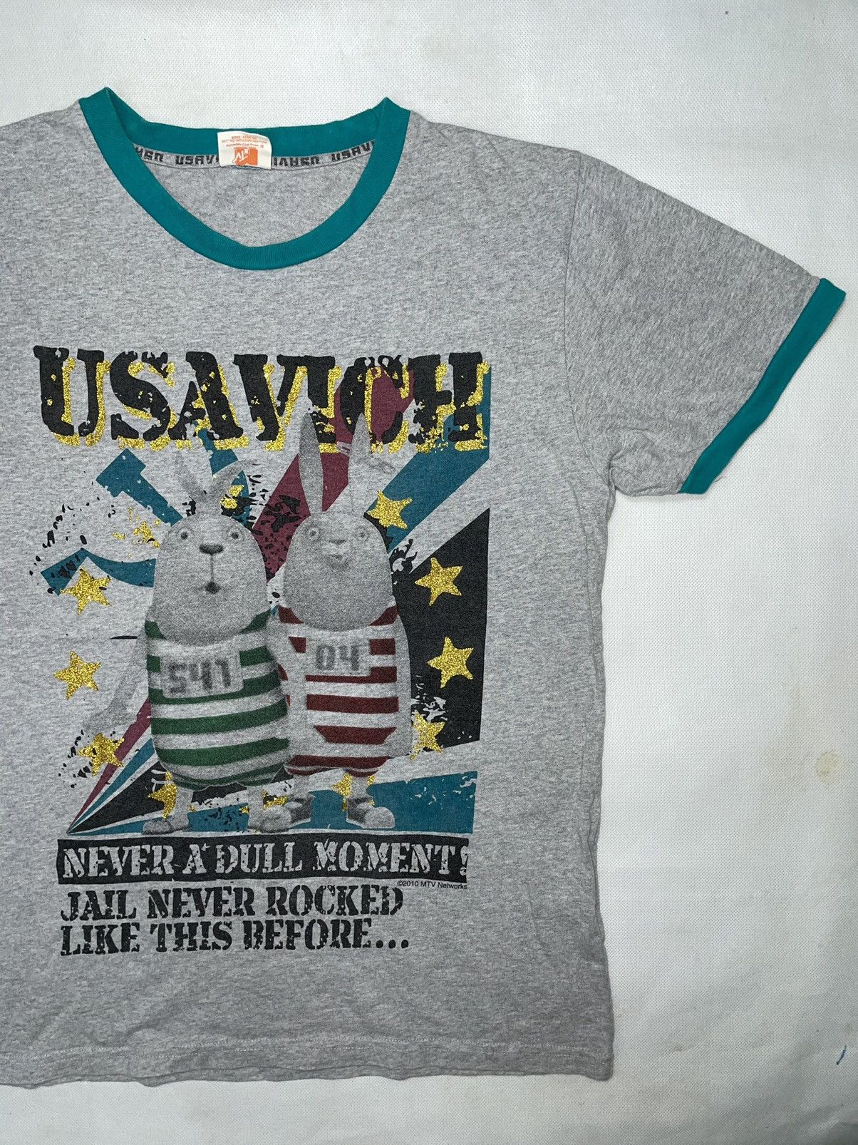 Cartoon Network × Japanese Brand × Mtv Vintage MTV 2010 Usavich kirenenko putin cartoon ringer off Size US L / EU 52-54 / 3 - 2 Thumbnail