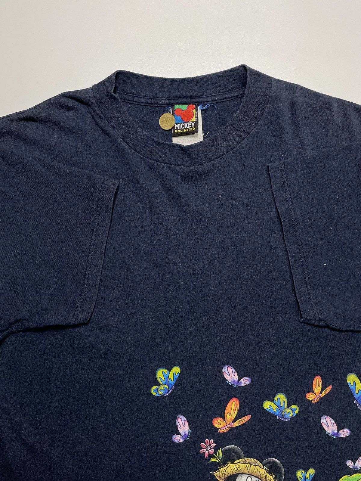 Disney × Mickey Mouse × Vintage Vintage 90s Disney Mickey Duffy Duck by Jerry Leigh navy blu Size US L / EU 52-54 / 3 - 6 Thumbnail