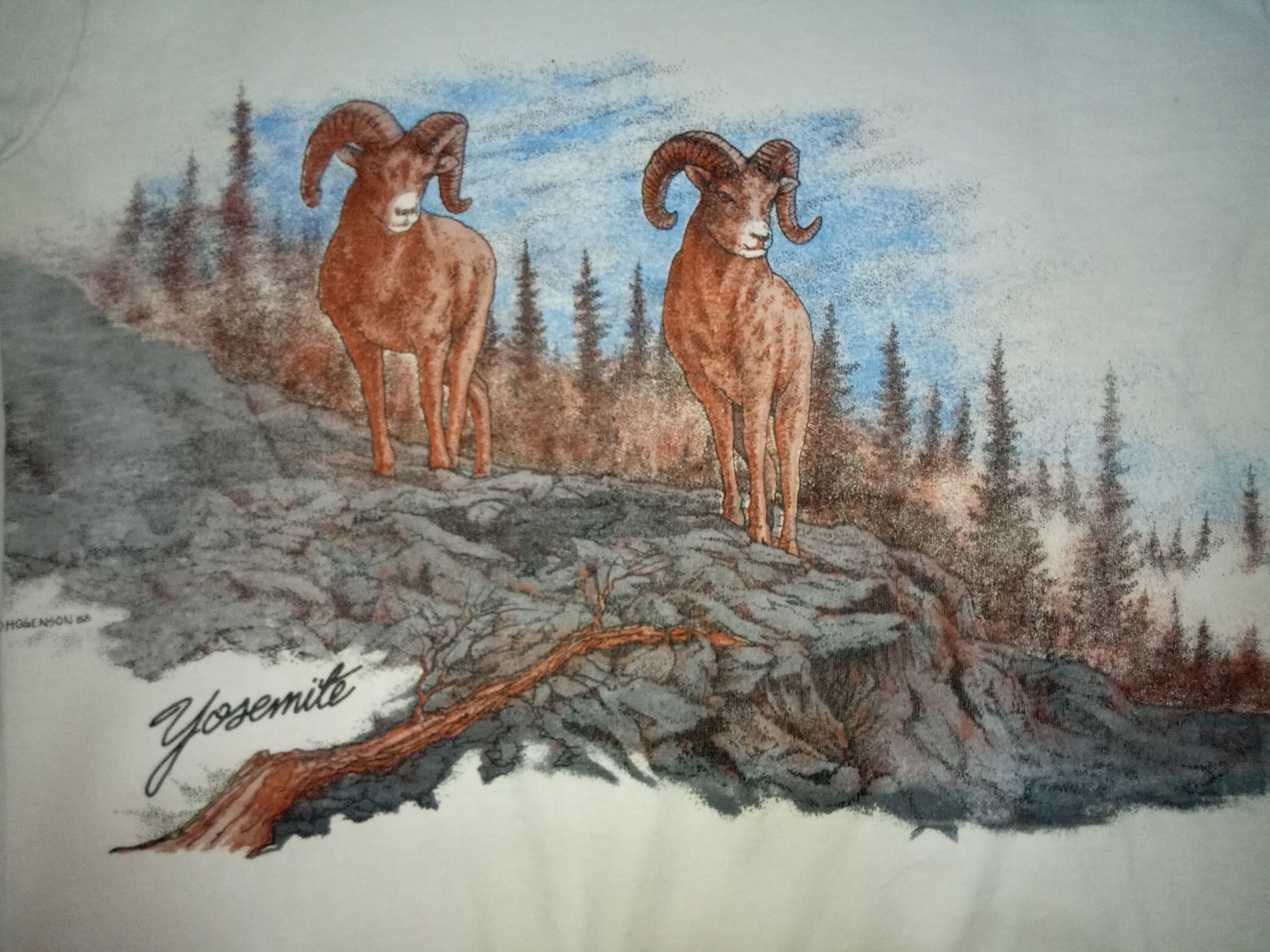 Vintage Vintage '80 A Goat Habitat Nice Printed Size US L / EU 52-54 / 3 - 3 Thumbnail