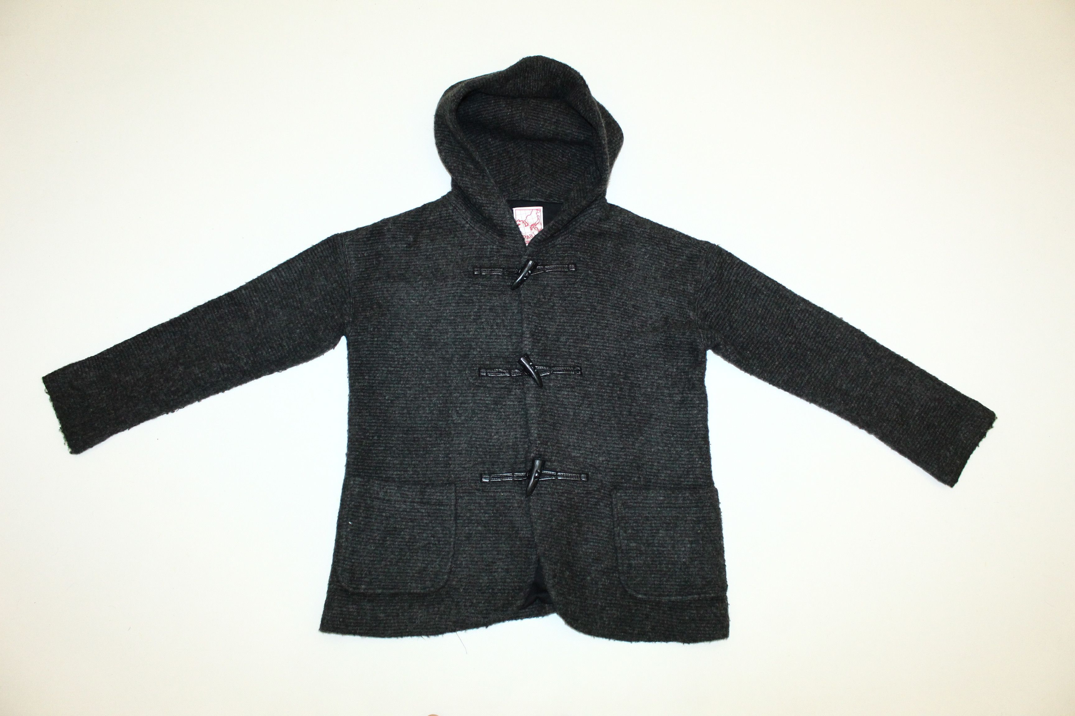 Junko Shimada 💥 Junko Shimada Part 2 Hybrid Wool Rib Knit Hooded Cardigan Size US M / EU 48-50 / 2 - 2 Thumbnail