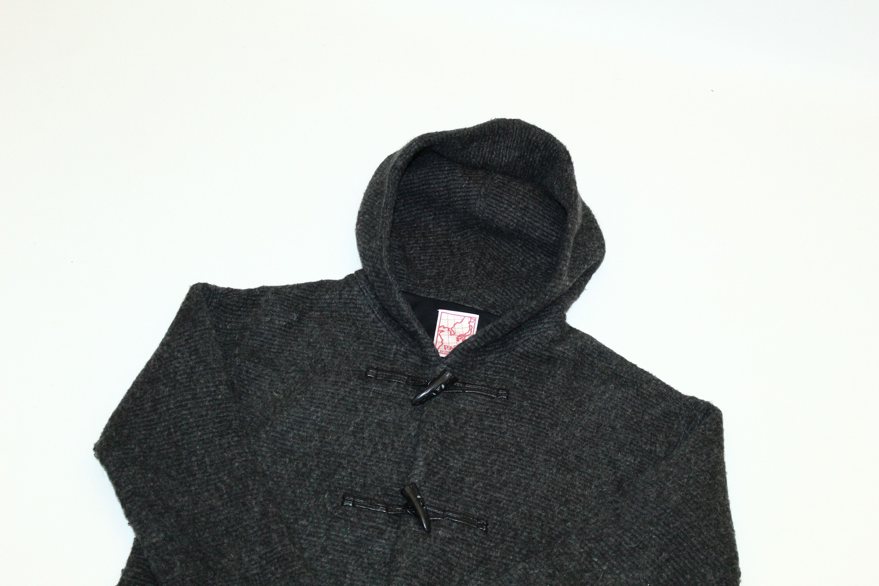 Junko Shimada 💥 Junko Shimada Part 2 Hybrid Wool Rib Knit Hooded Cardigan Size US M / EU 48-50 / 2 - 7 Thumbnail