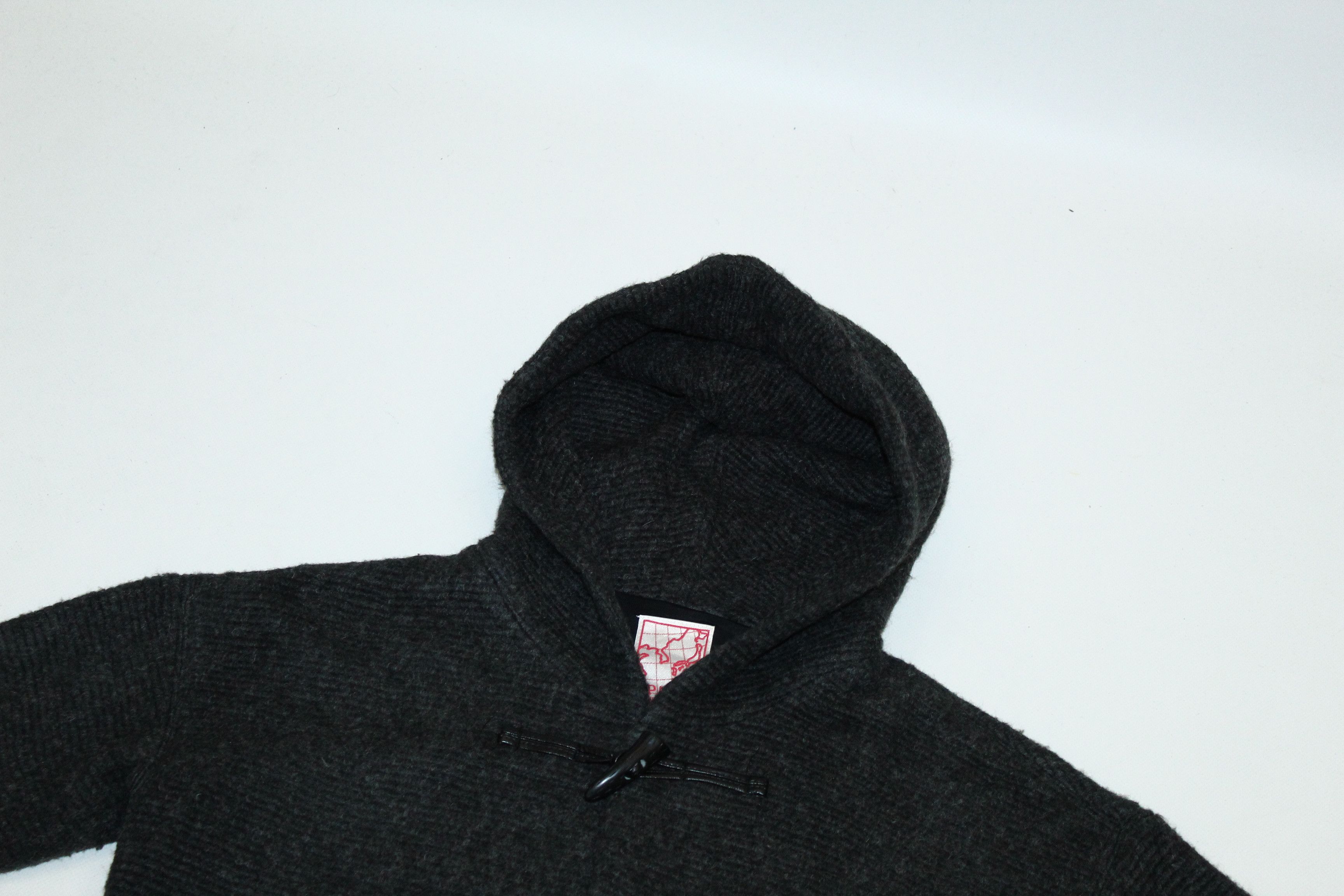 Junko Shimada 💥 Junko Shimada Part 2 Hybrid Wool Rib Knit Hooded Cardigan Size US M / EU 48-50 / 2 - 9 Thumbnail