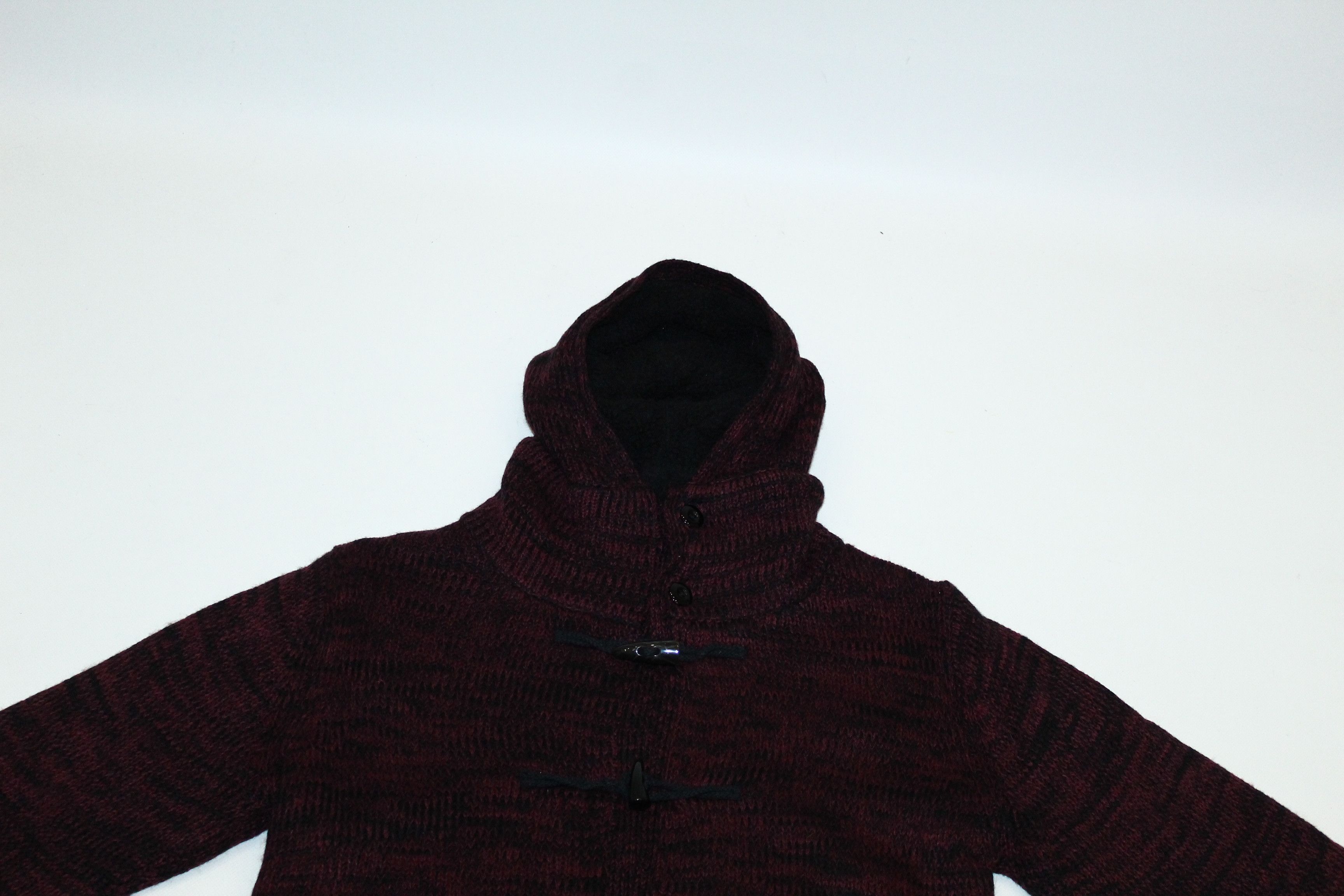 Plus One Clothing 💥 Plus One Clo. Japan Wool Knit Sherpa Hooded Cardigan Size US M / EU 48-50 / 2 - 5 Thumbnail