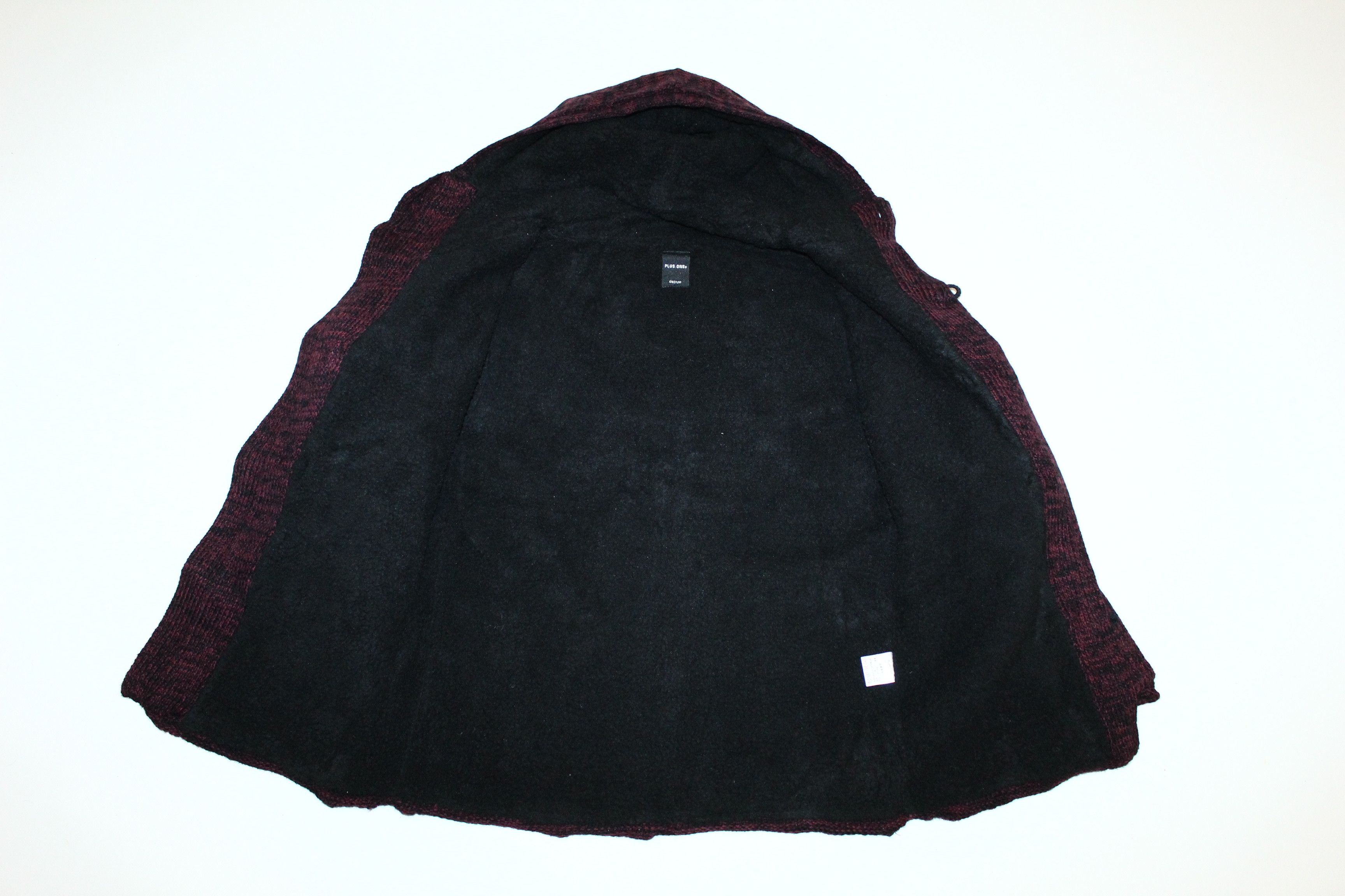 Plus One Clothing 💥 Plus One Clo. Japan Wool Knit Sherpa Hooded Cardigan Size US M / EU 48-50 / 2 - 2 Thumbnail