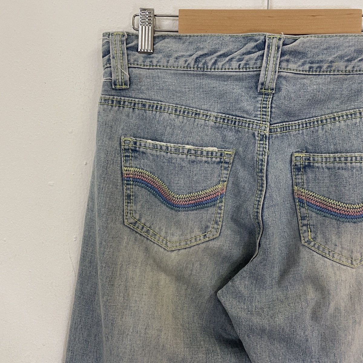 Japanese Brand Vintage Daily Topics Distressed Denim Jeans Size US 31 - 9 Thumbnail