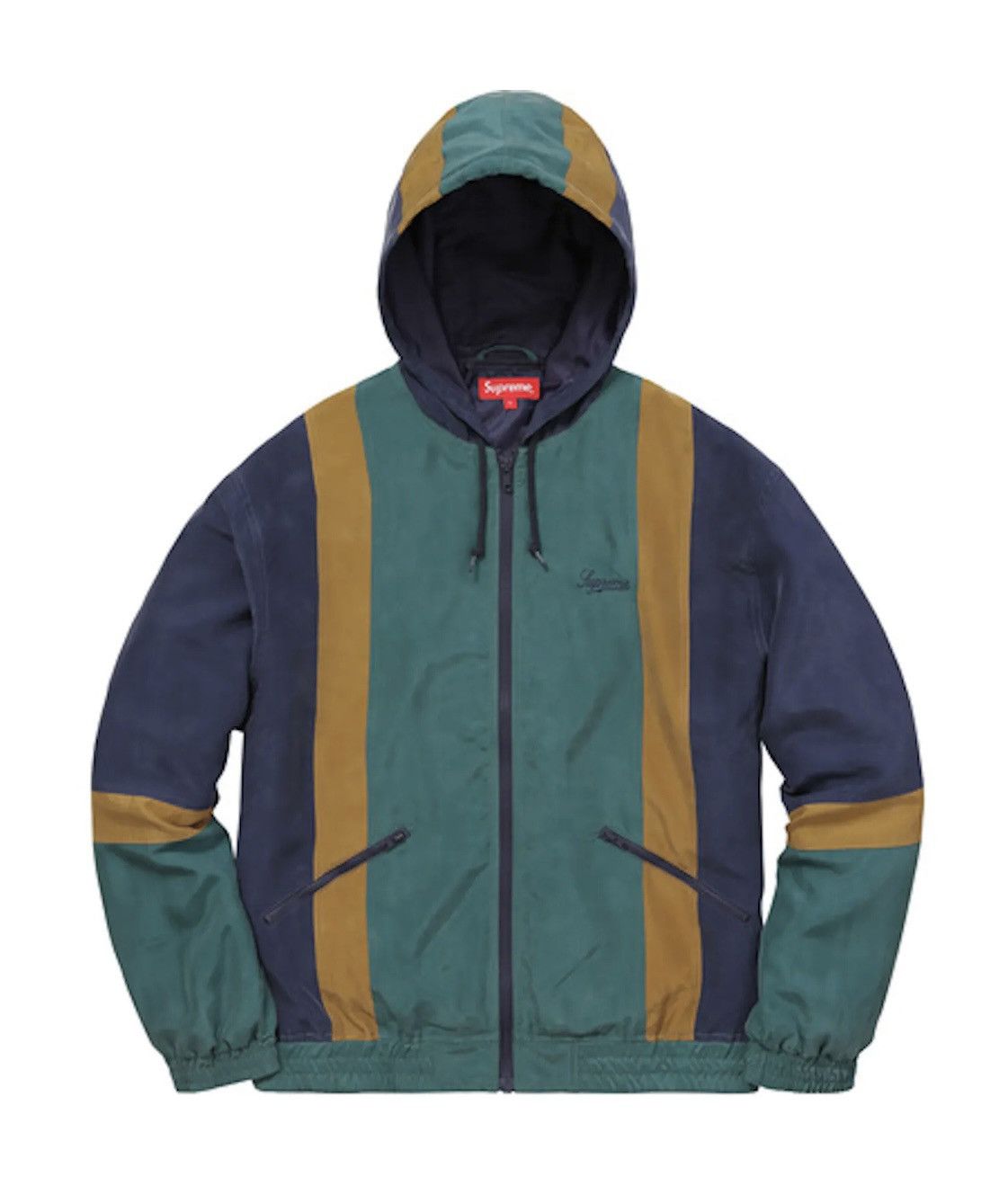 Supreme SILK: S/S 2017 Supreme Silk Jacket "Navy" Size US M / EU 48-50 / 2 - 1 Thumbnail