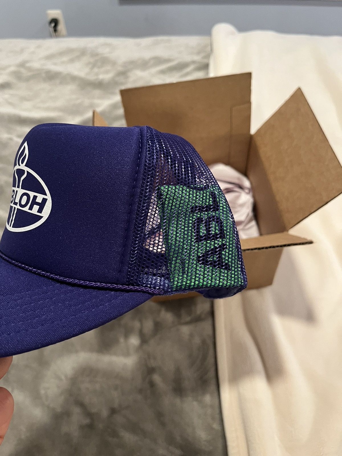 Virgil Abloh Virgil Abloh Torch Hat Purple Brand New Size ONE SIZE - 7 Thumbnail