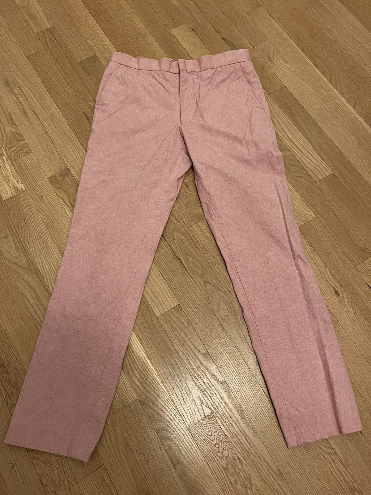 Thom Browne Thom Browne sz 1 pink Cotton blend pants Size US 30 / EU 46 - 1 Thumbnail