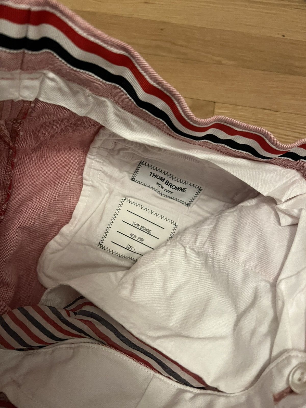 Thom Browne Thom Browne sz 1 pink Cotton blend pants Size US 30 / EU 46 - 4 Thumbnail