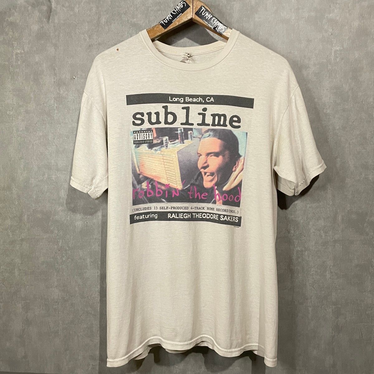 Pre-owned Band Tees X Sublime Vintage Sublime Long Beach In Cream