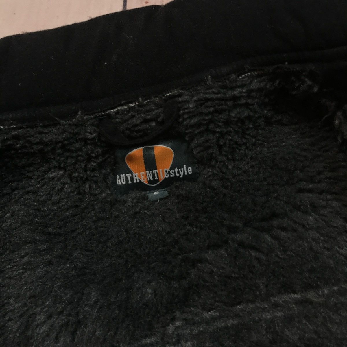 Other Vintage Faux Shearling Aviator Pilot Jacket Black Size US M / EU 48-50 / 2 - 5 Thumbnail