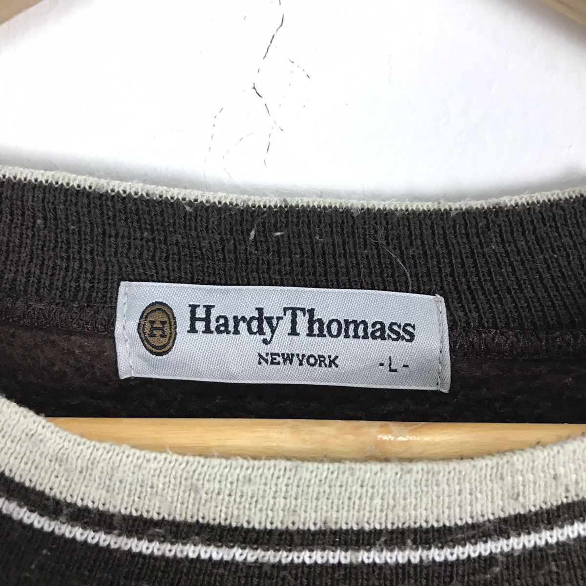Designer Hardy Thomas New York Crewneck Jumper Sweatshirt Size US L / EU 52-54 / 3 - 6 Thumbnail