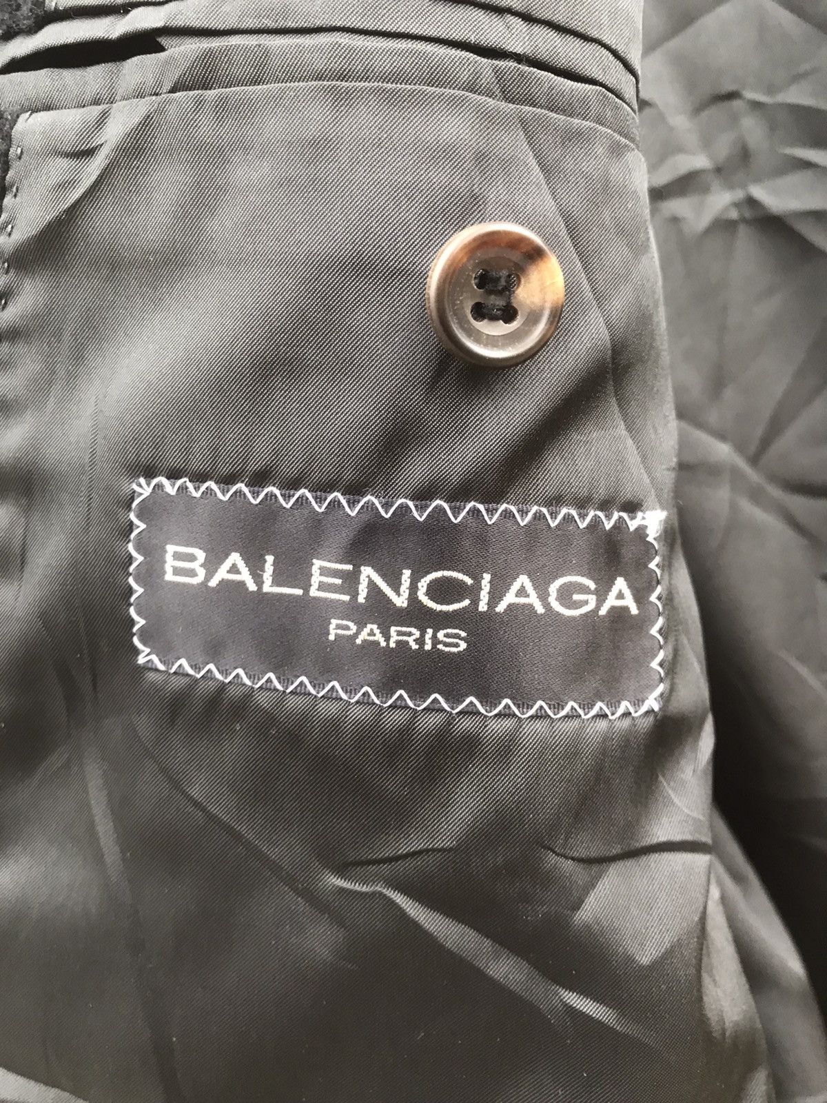 Balenciaga Balenciaga Paris Velvet Corduroy Wool Jacket Size US M / EU 48-50 / 2 - 7 Thumbnail