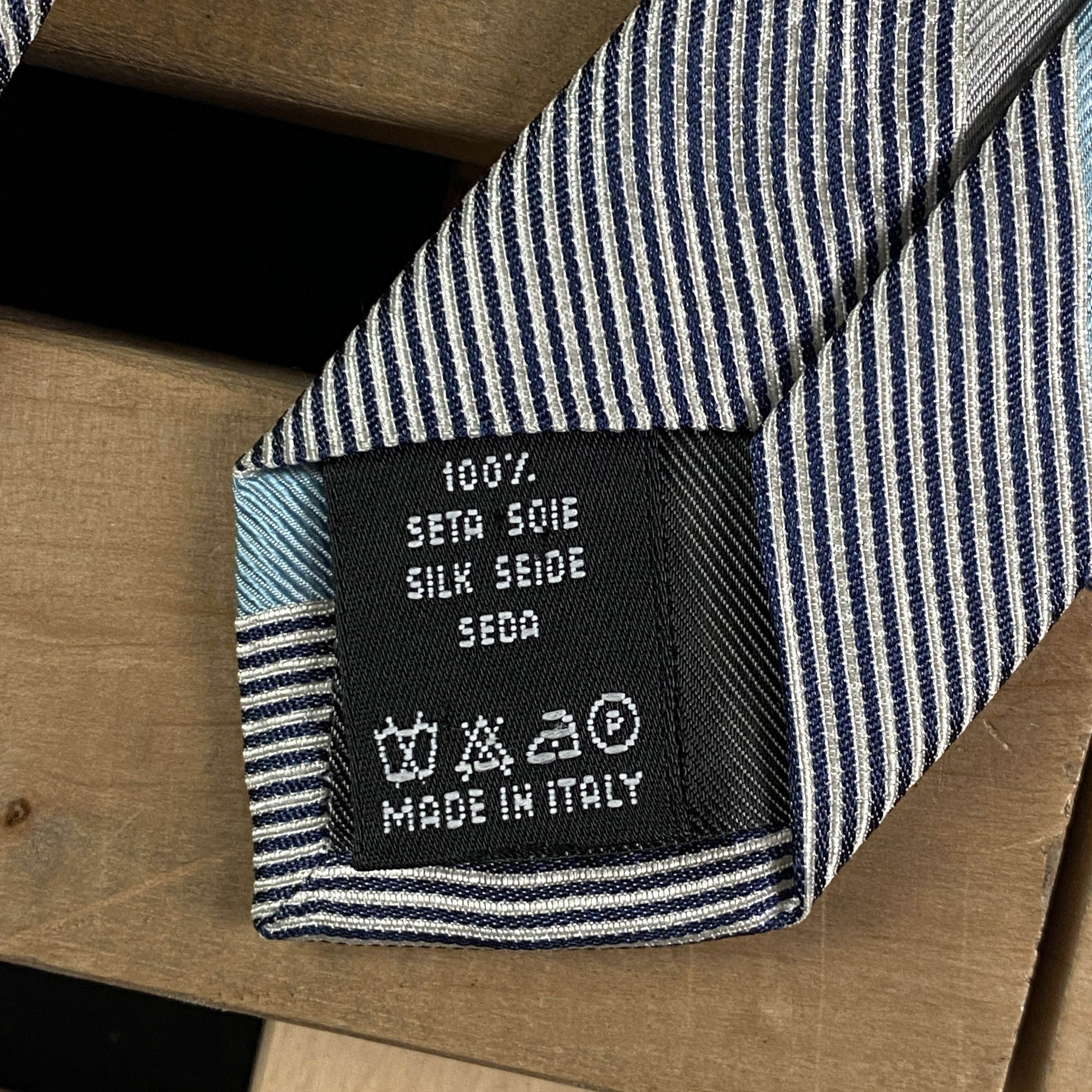 Valentino Mens Tie Valentino Silk Size ONE SIZE - 6 Thumbnail