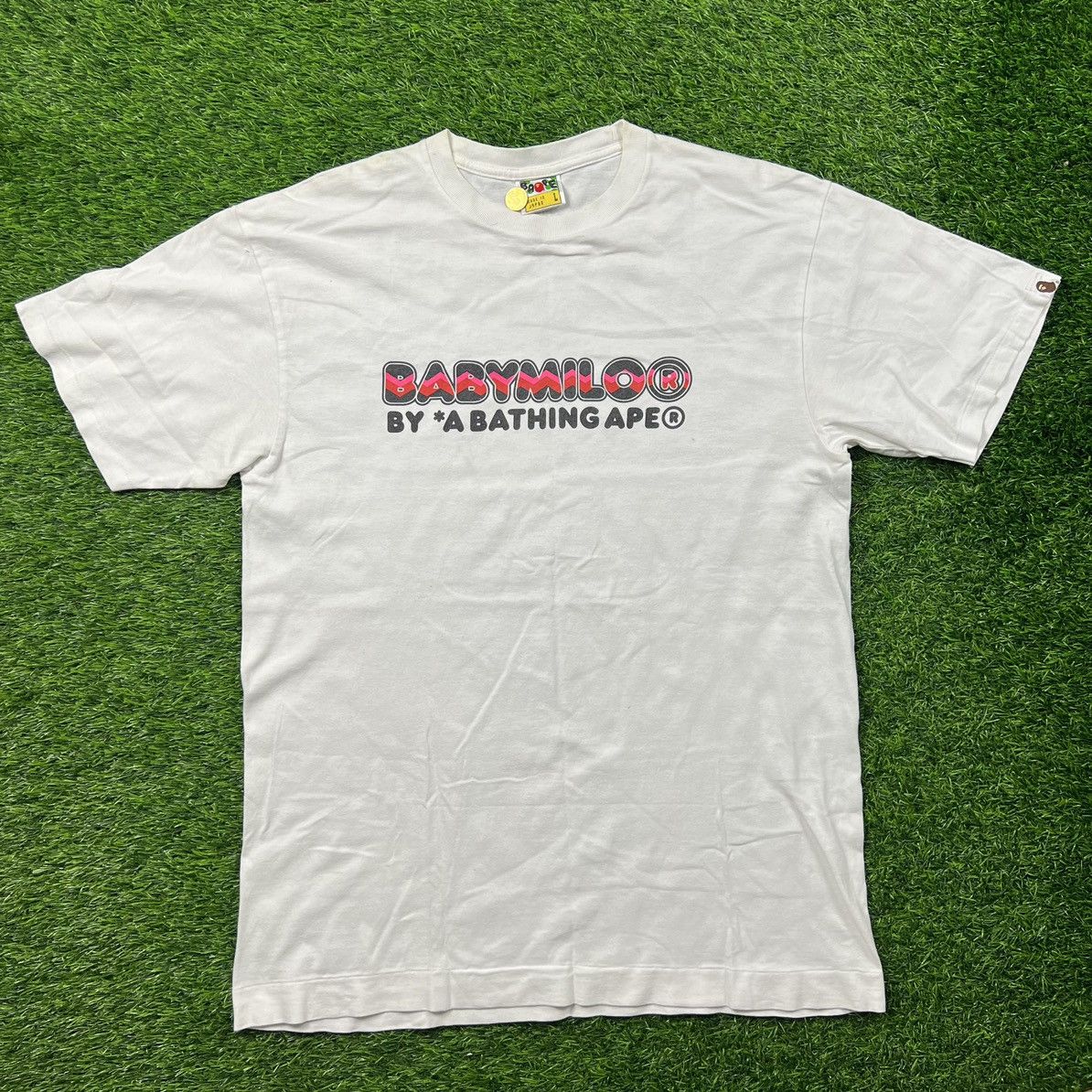 Bape Baby Milo Zigzag Tee Size US L / EU 52-54 / 3 - 1 Thumbnail