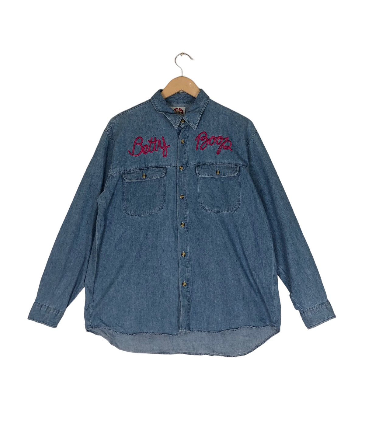 Cartoon Network Betty Boop Denim Button Shirt Size US L / EU 52-54 / 3 - 2 Thumbnail