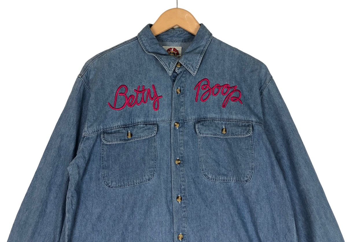 Cartoon Network Betty Boop Denim Button Shirt Size US L / EU 52-54 / 3 - 3 Thumbnail
